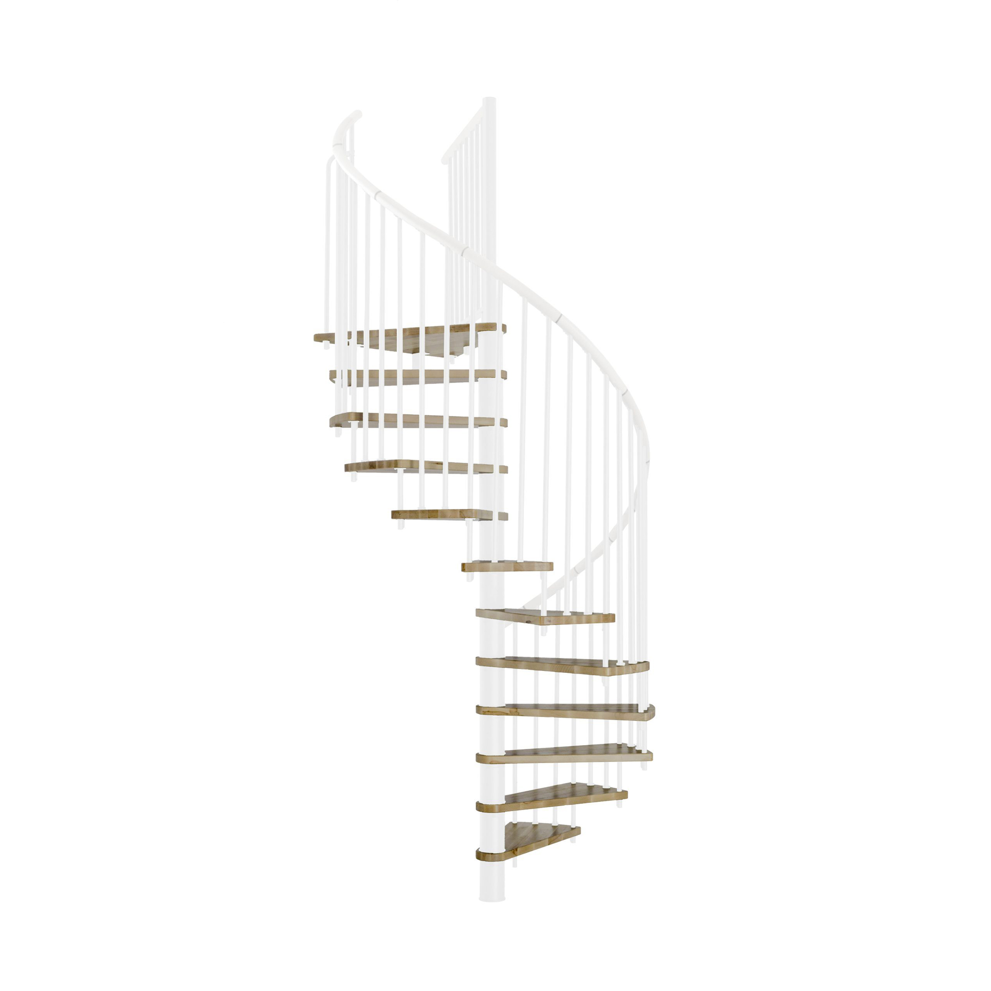 Spiraltrapp Byggera Euro Design Hvit