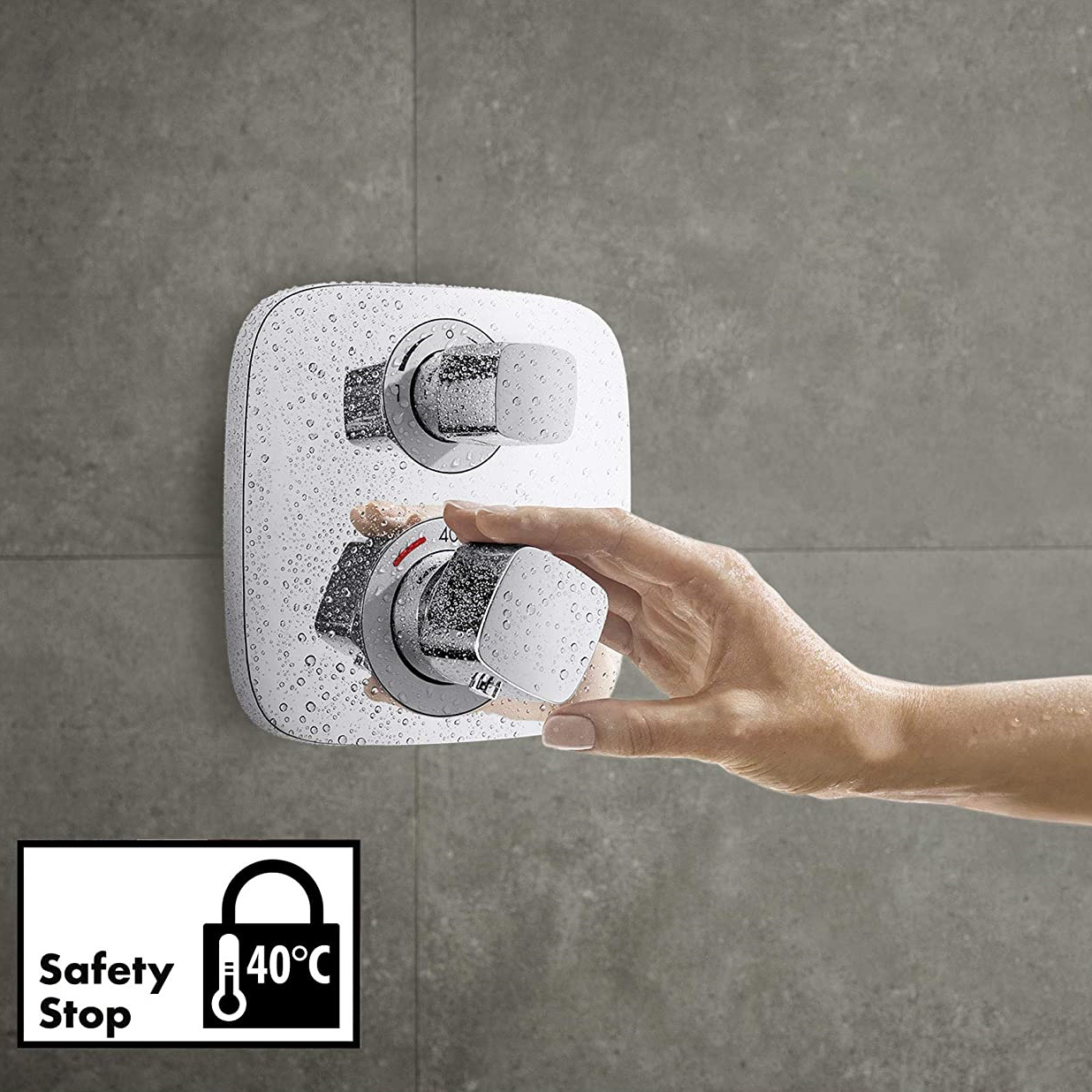 Takdusjsett Hansgrohe Croma E 280 Ecostat E for Innbygging 1jet