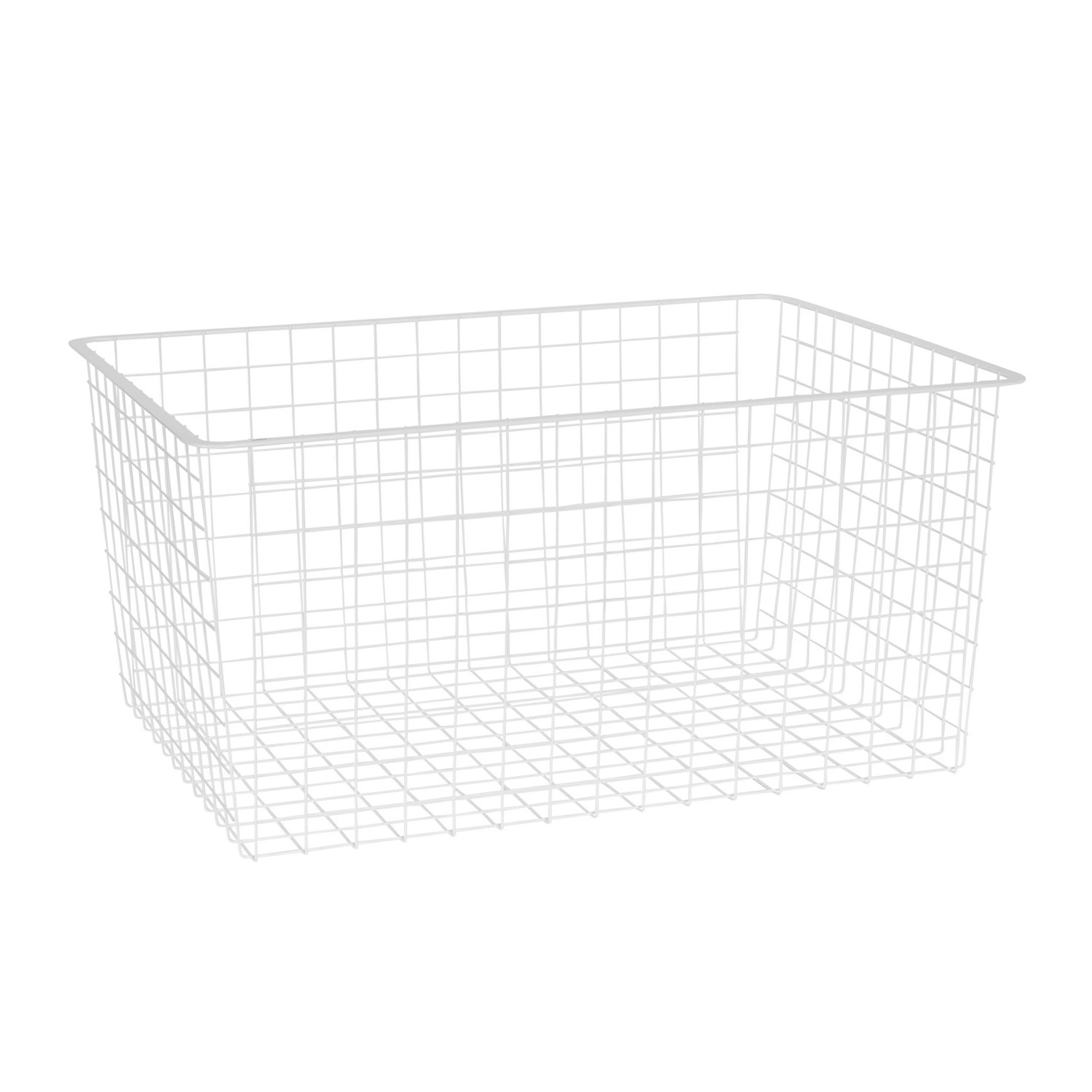 Trådback för Utdragsram B: 60 D: 40 H: 28 vit Vit, HxDxB: 285x427x580 mm