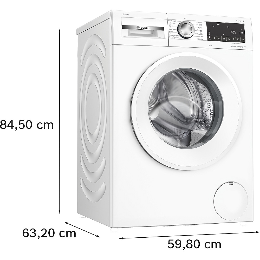 Frontmatet Vaskemaskin Bosch Serie 6 WGG254FLSN Perfekt for Stora Husholdninger