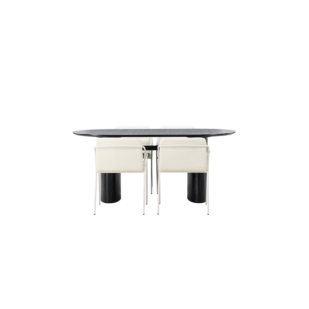 Spisegruppe Venture Home Isolde med 4 stk Tvist Stoler