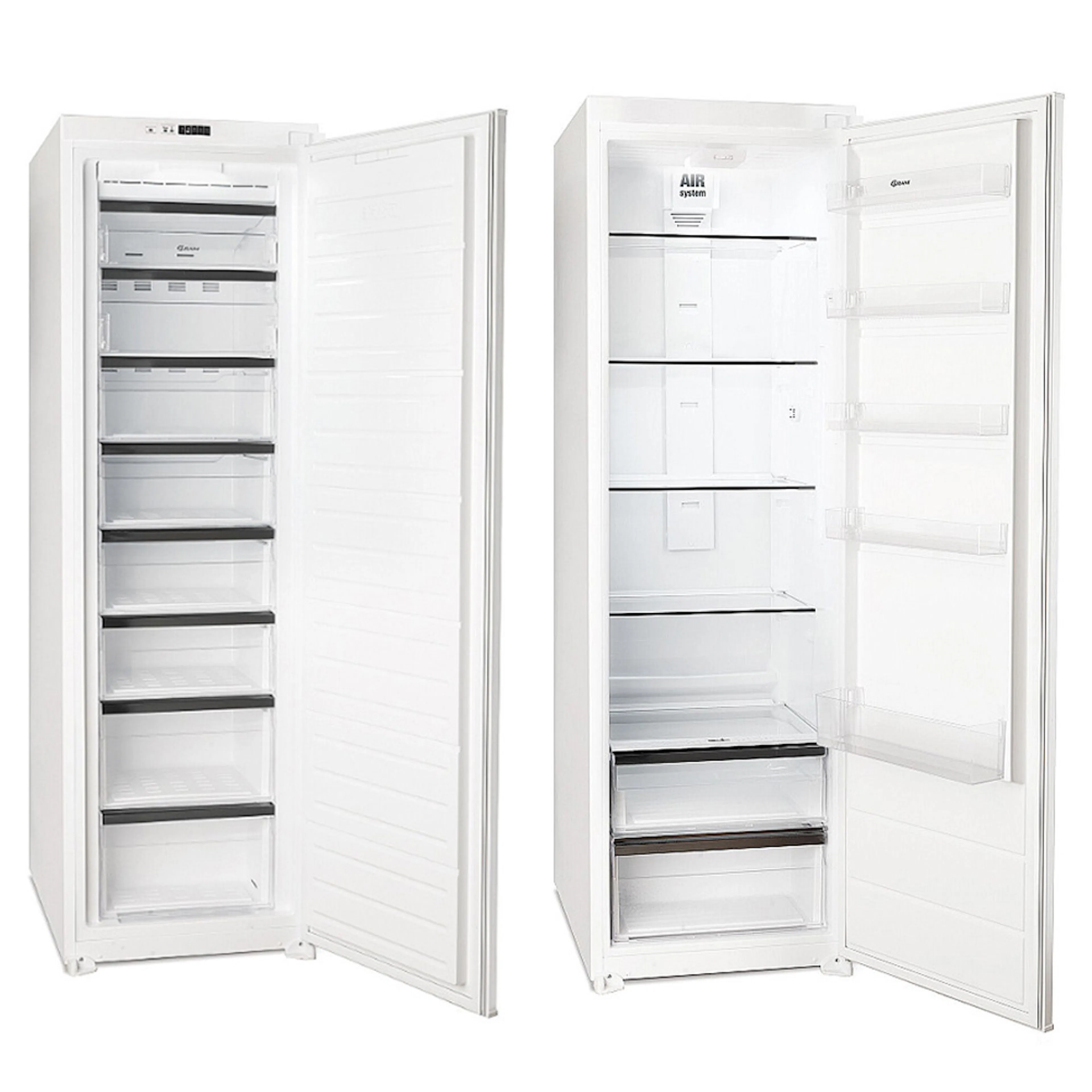 Kjøl/Frysepakke Gram KSI301754 + FSI301754N Hvit for IKEA Metod
