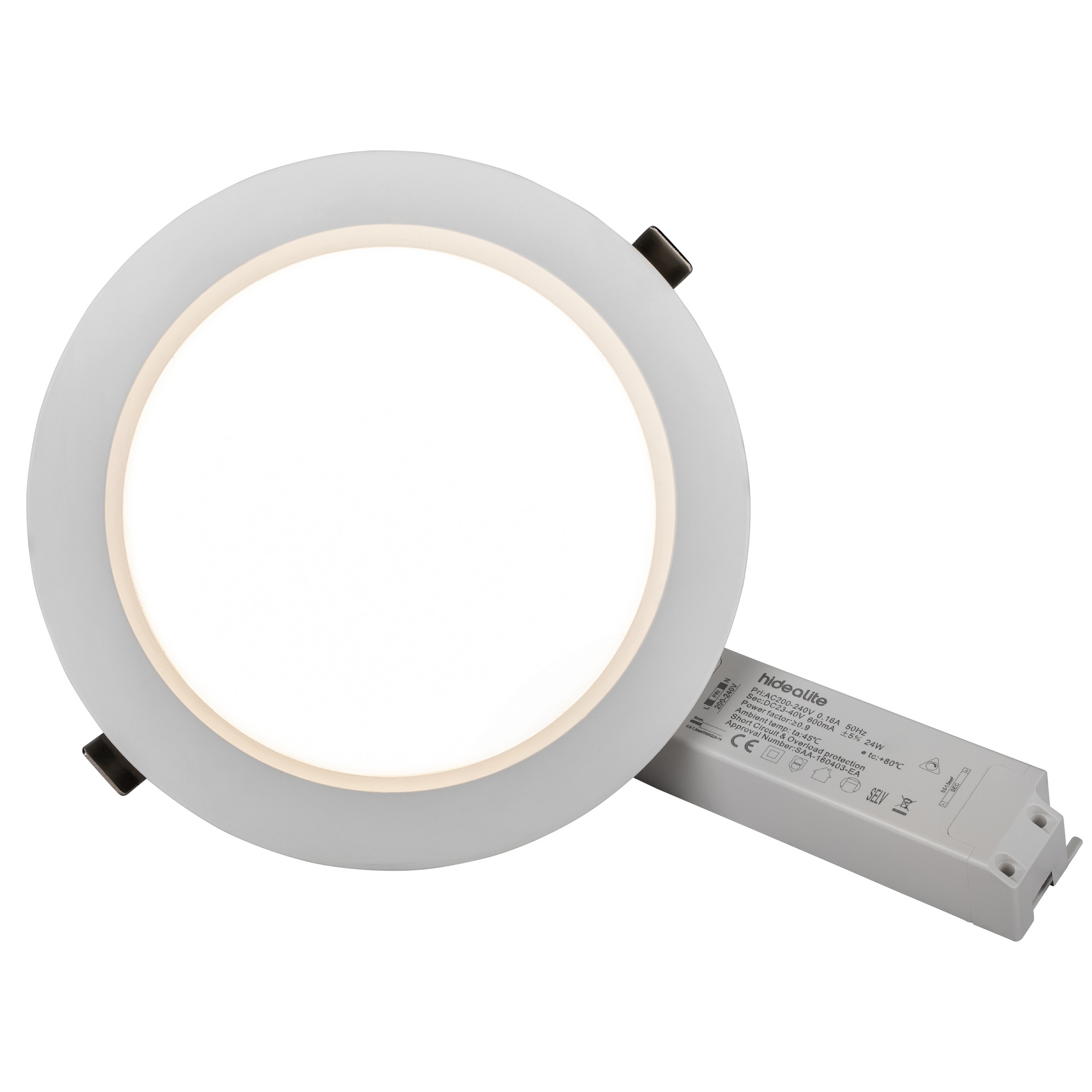 Downlight Hide-a-lite Plano Basic Hvit