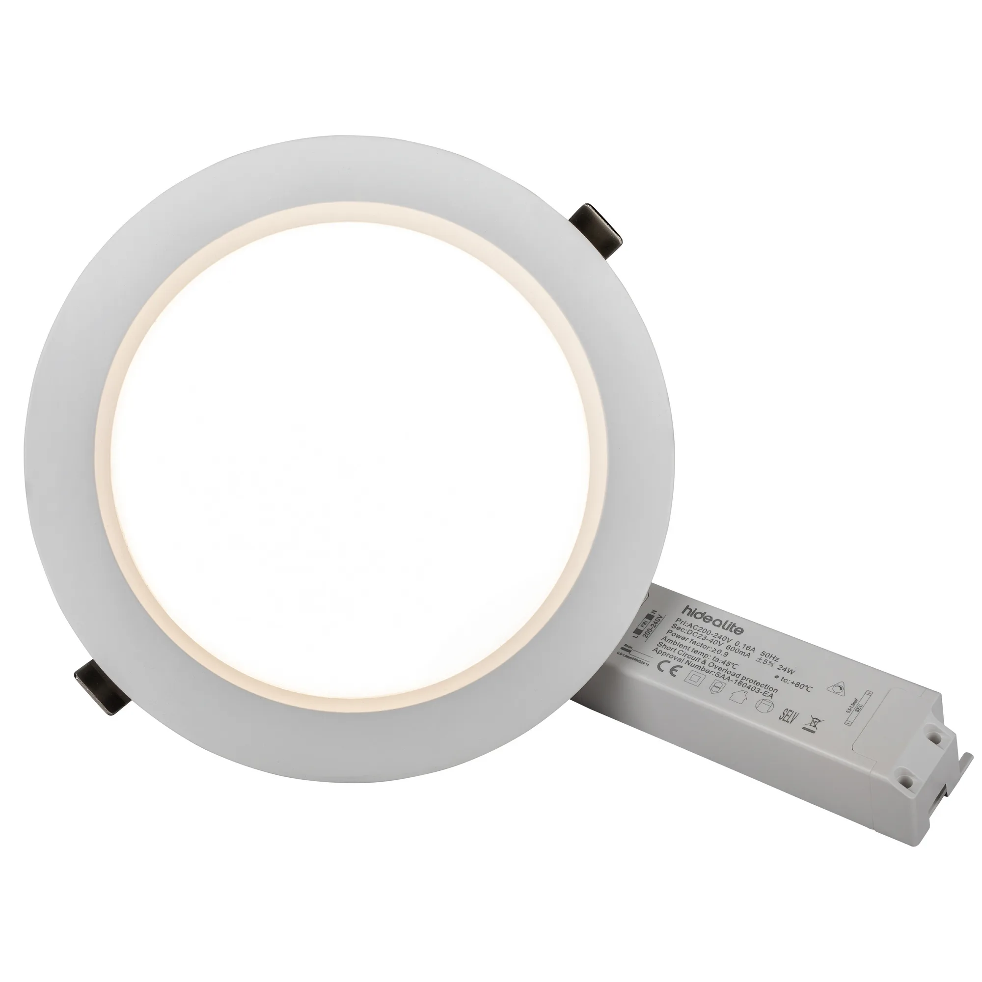Downlight Hide-a-lite Plano Basic Hvit