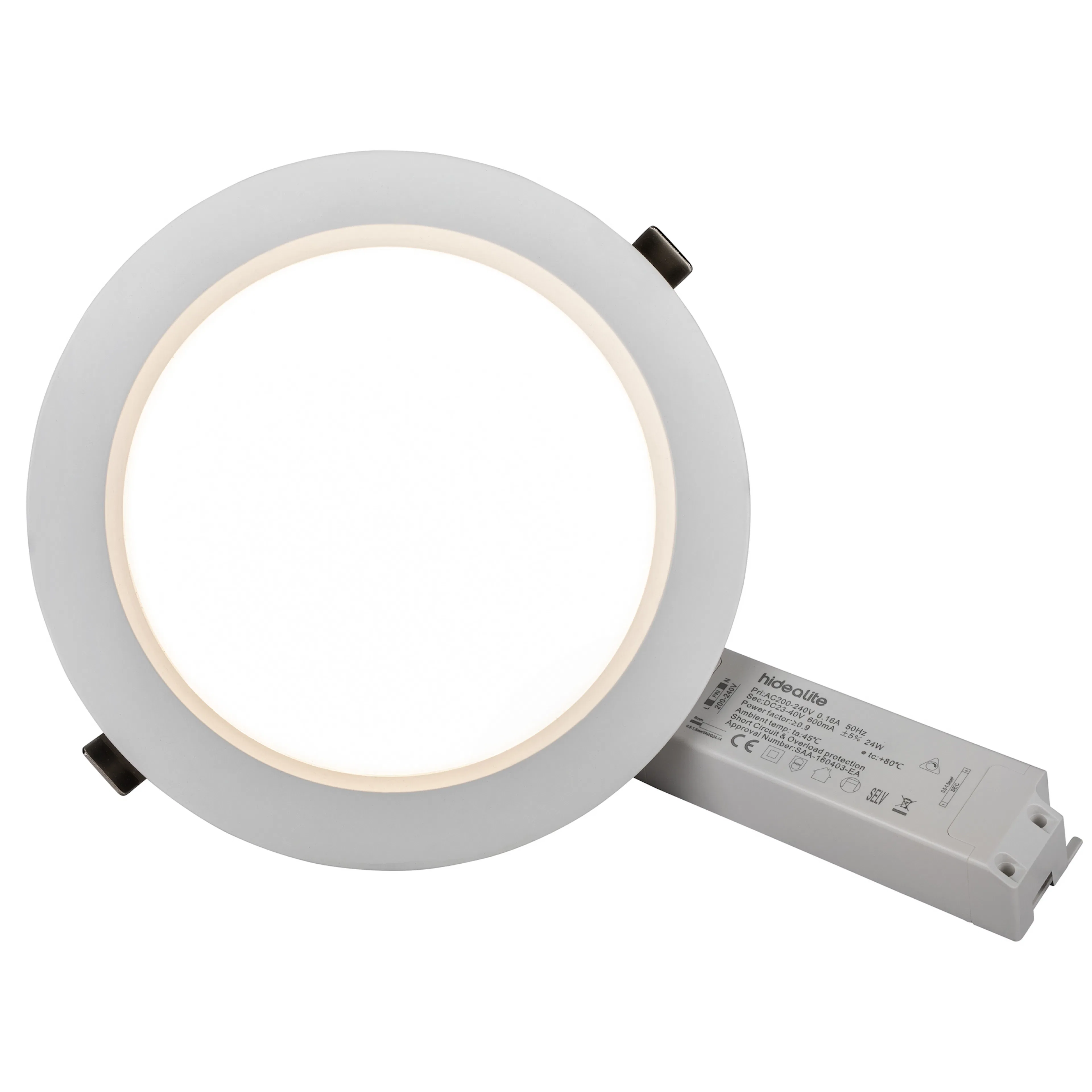 Downlight Hide-a-lite Plano Basic Hvit