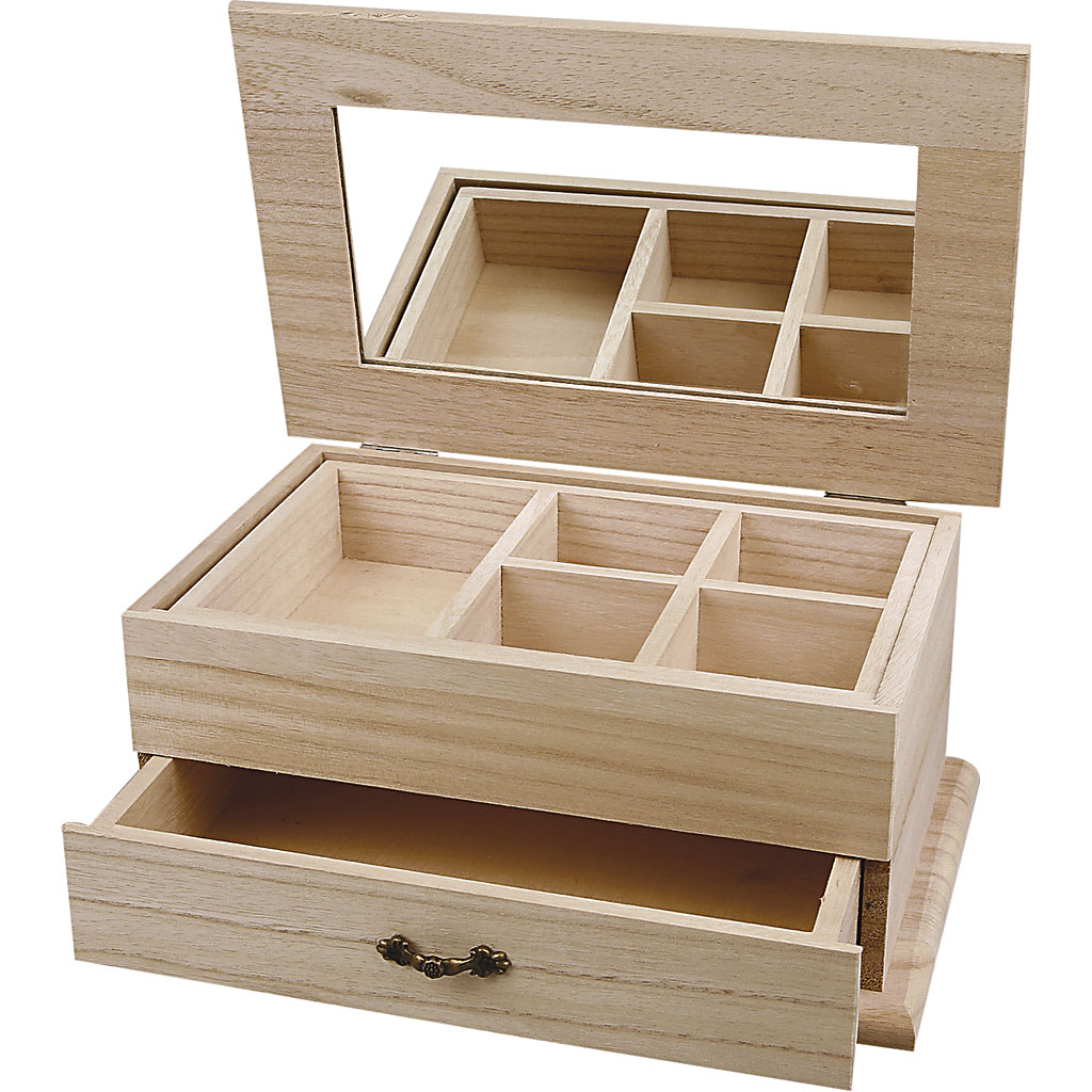 Smykkeskrin Creativ Company Str 27x17x12 cm
