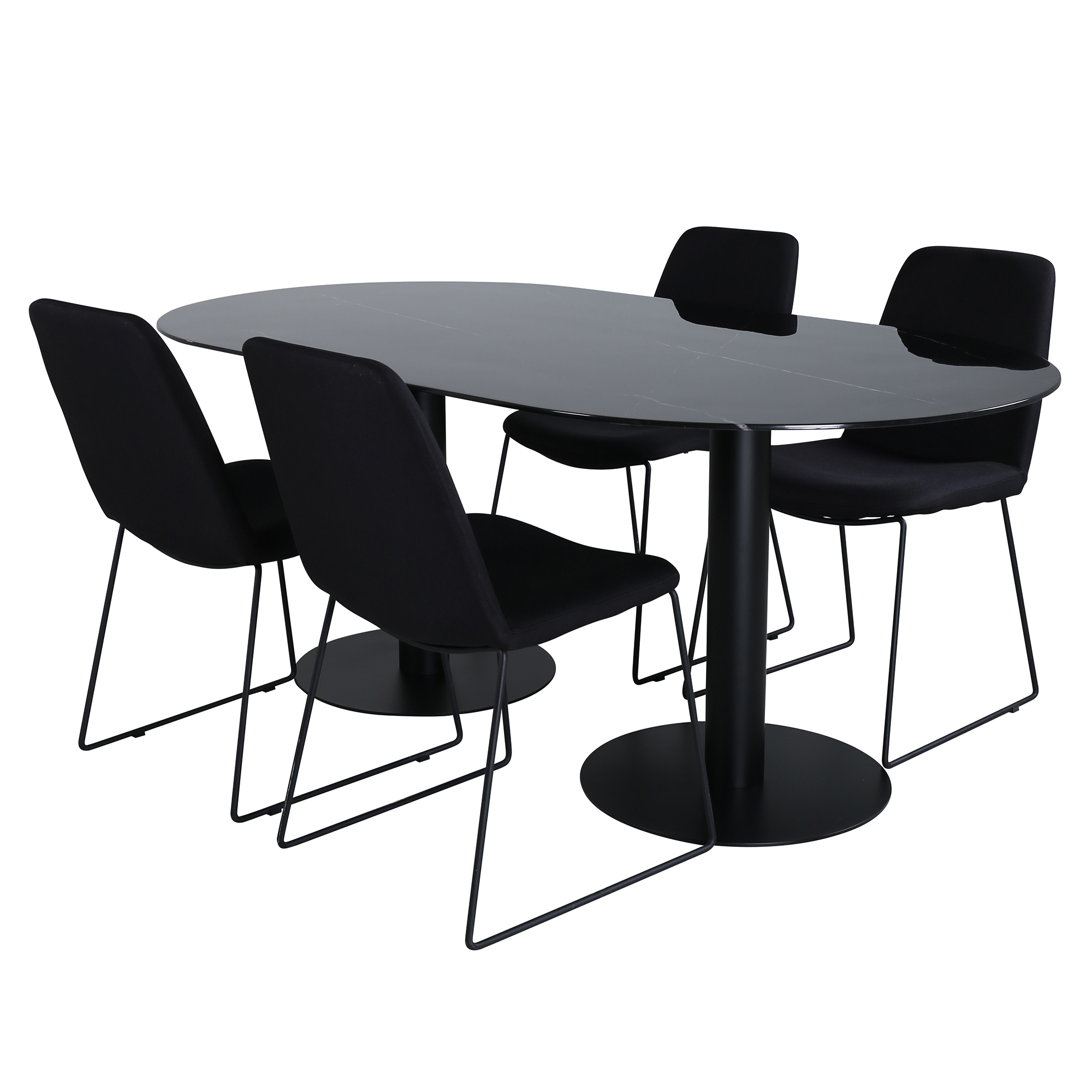 Spisegruppe Venture Home Oslo med 4 Muscot Stoler