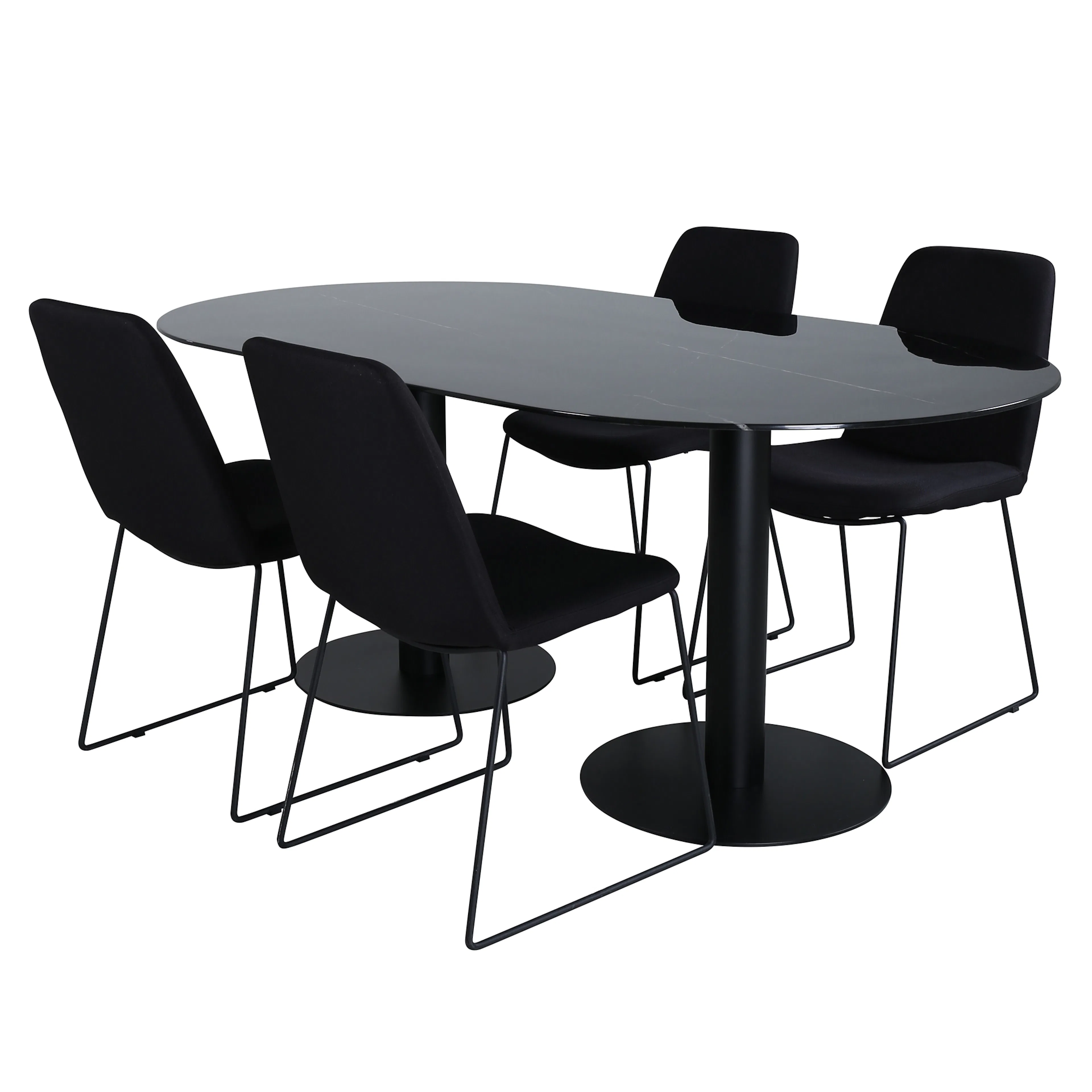 Spisegruppe Venture Home Oslo med 4 Muscot Stoler