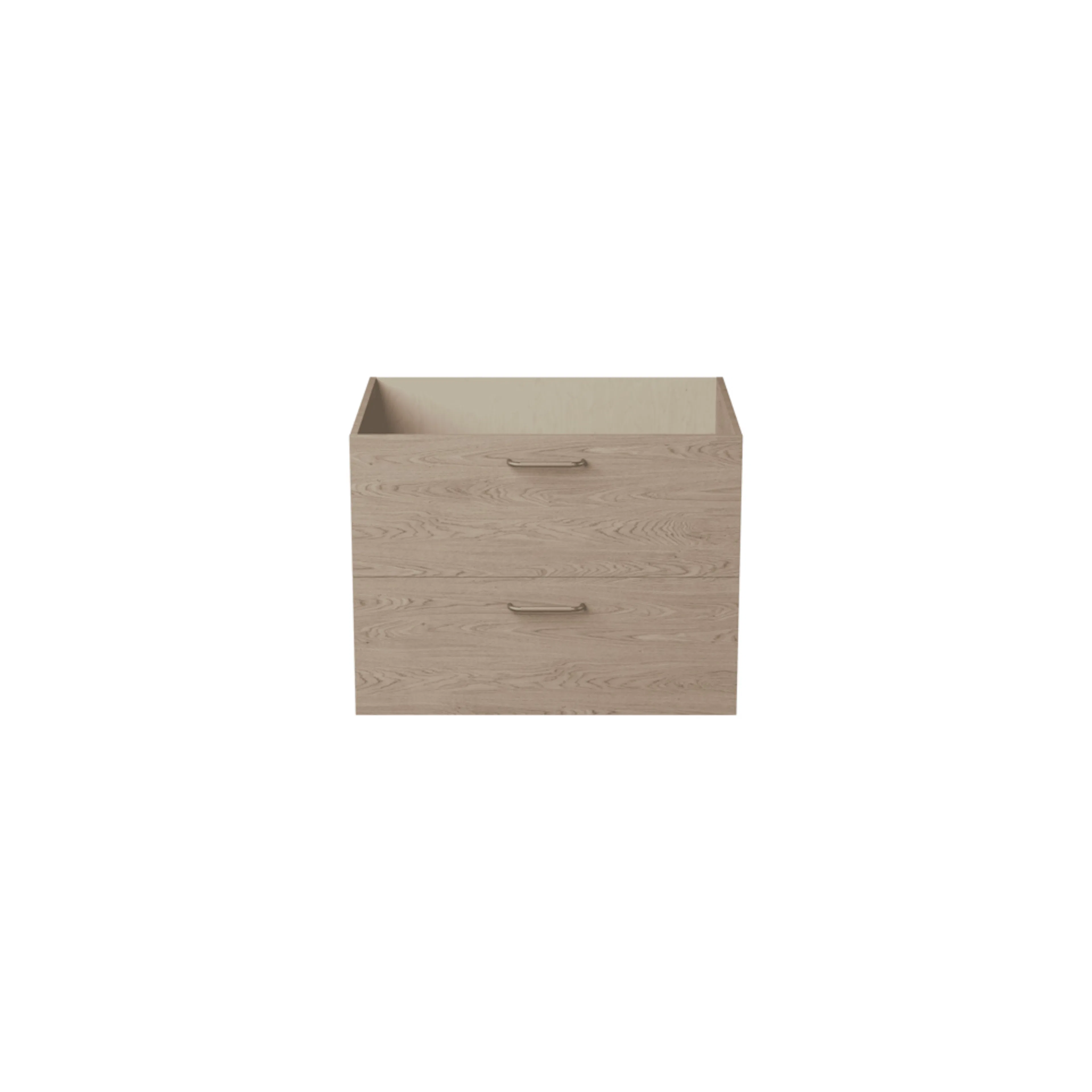 Servantskap FOSSBAD Variant60 B80 for Benkeplate og Toppmontert Servant, Eik natur