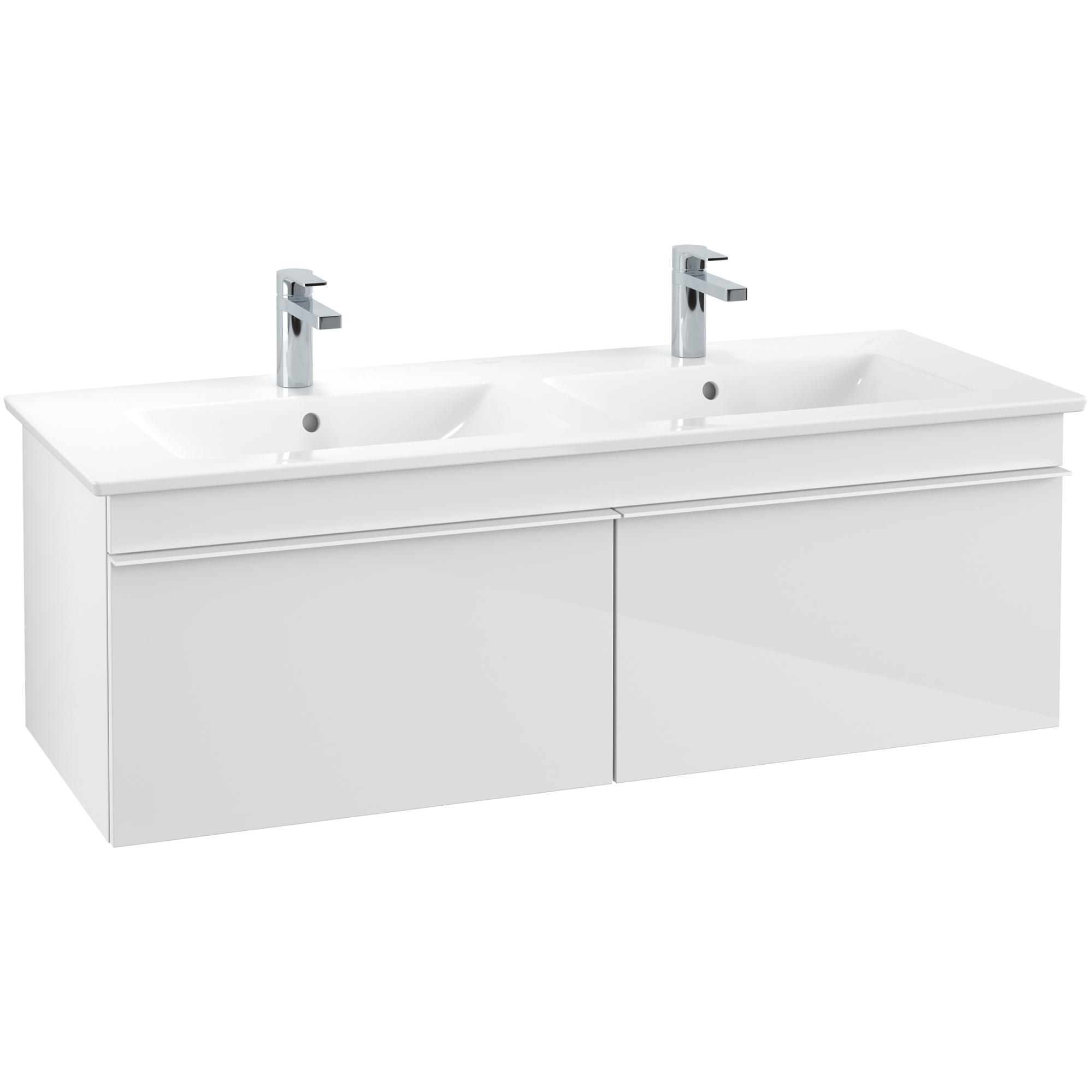 Tv&auml;ttst&auml;llssk&aring;p Villeroy & Boch Venticello 125 cm med  2 L&aring;dor f&ouml;r Dubbla Tv&auml;ttst&auml;ll