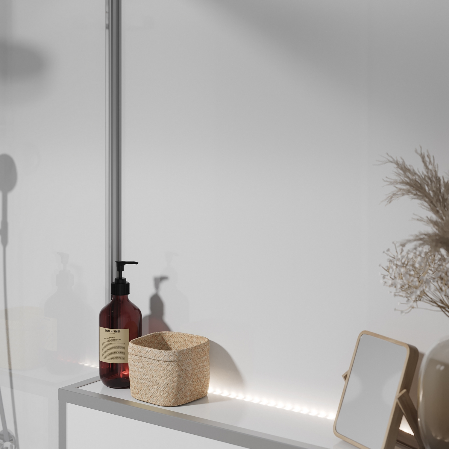 Baderomspanel Fibo 110 White High Gloss