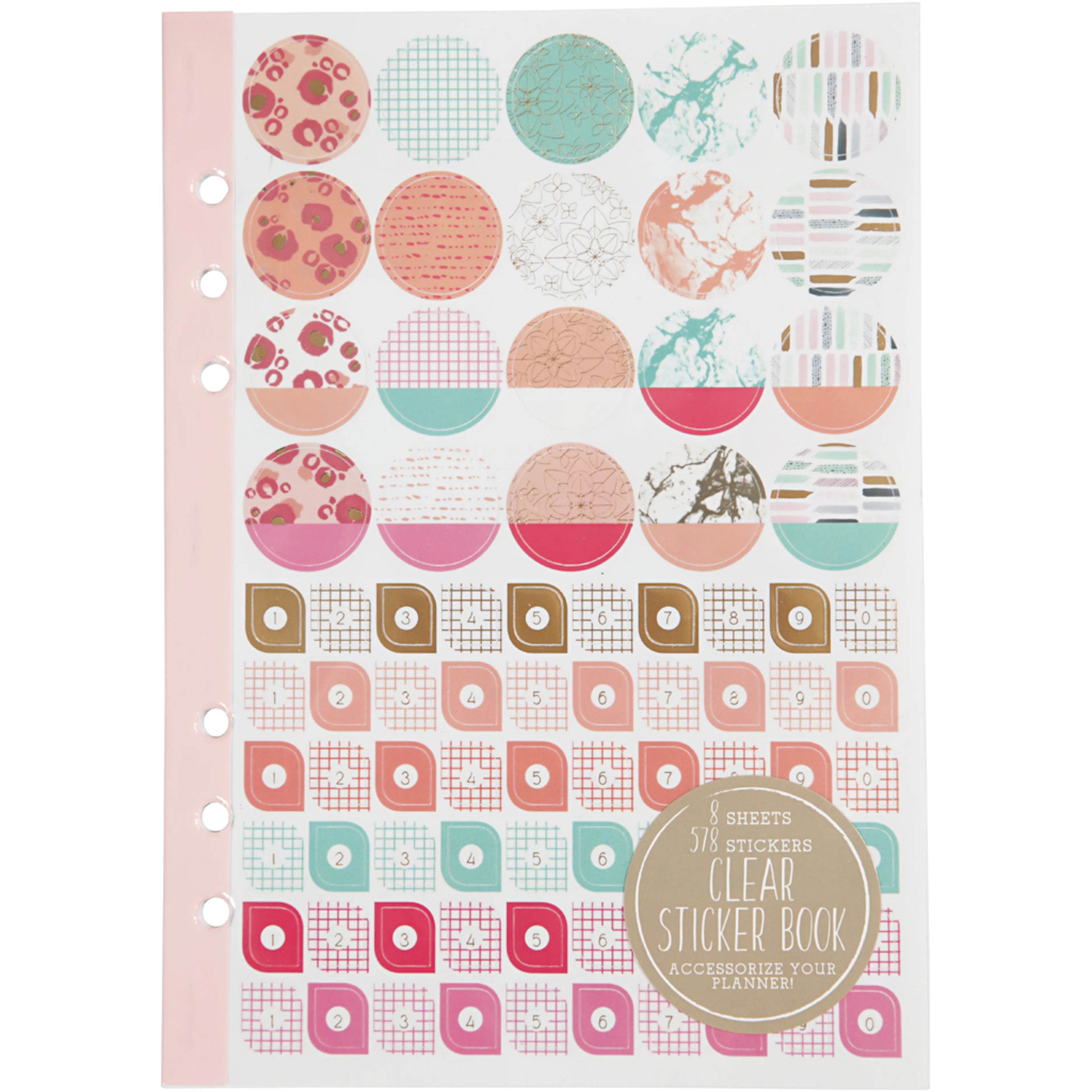Stickersbok Creativ Company Koral Akvarell A5 1 St/1 Pk