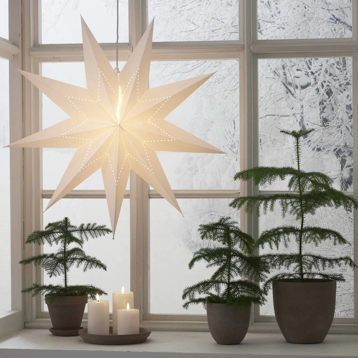 Adventstjerne Star Trading LYSA Papirstjerne
