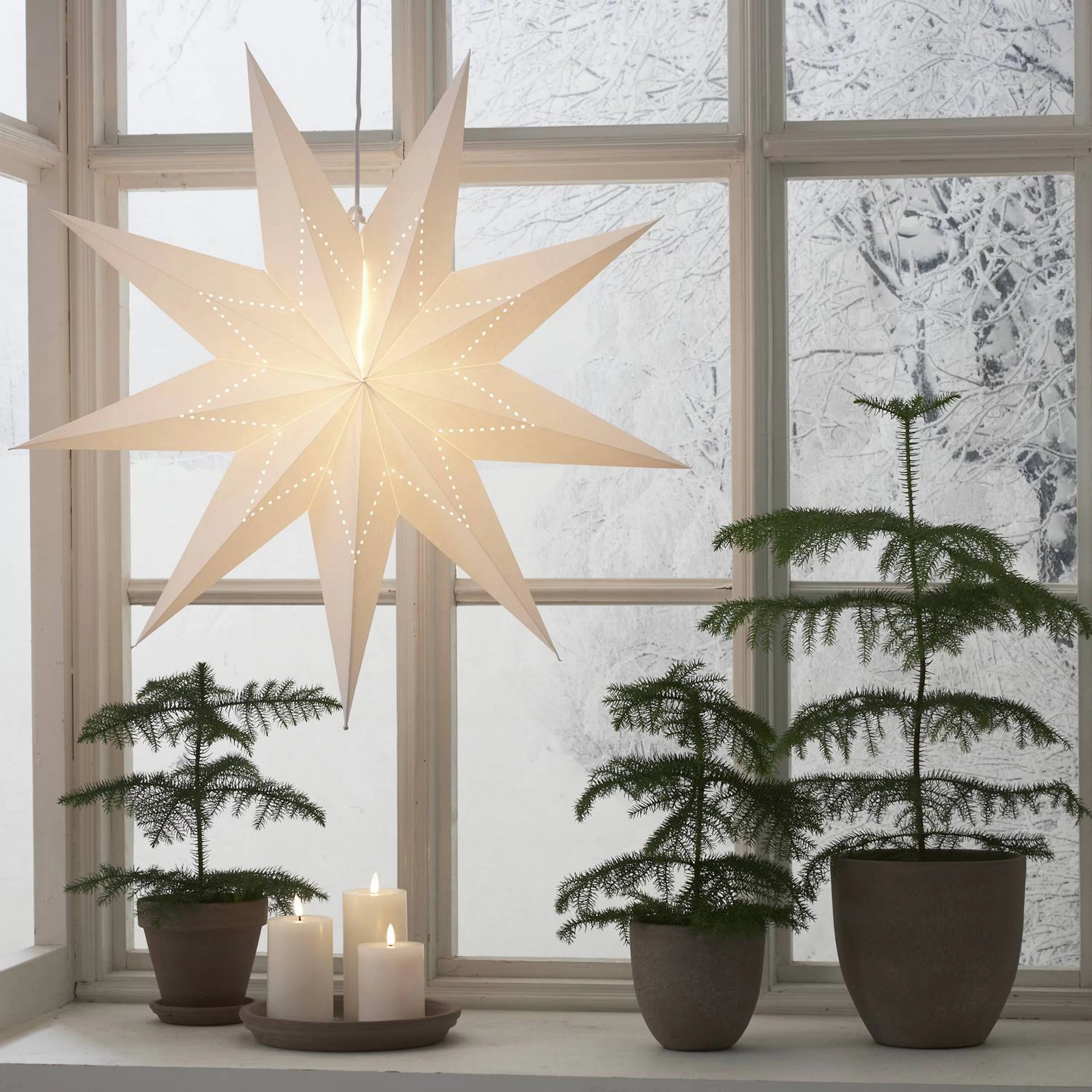 Adventstjerne Star Trading LYSA Papirstjerne