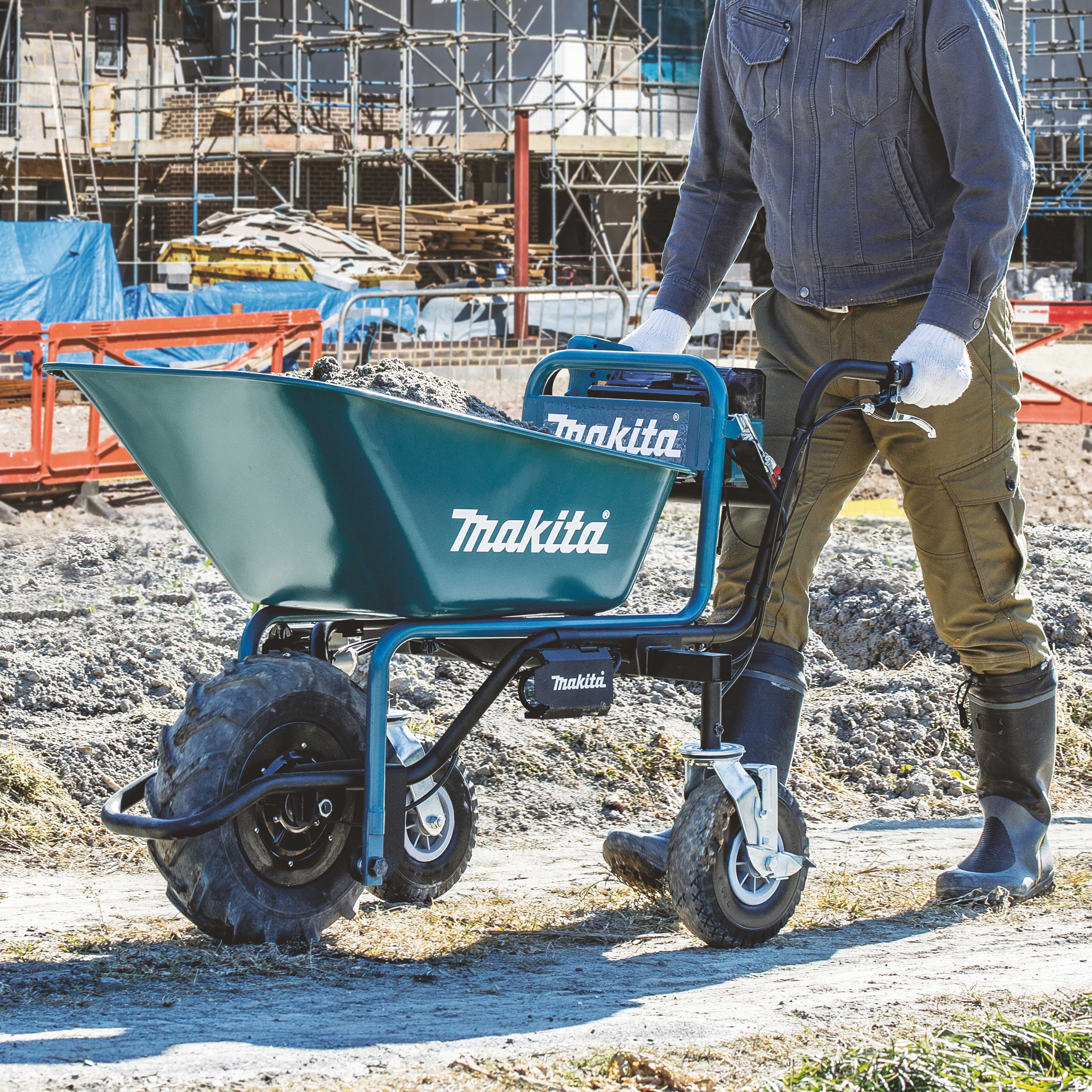 Batteridrevet Trillebår Makita LXT DCU180Z 18V uten Batteri