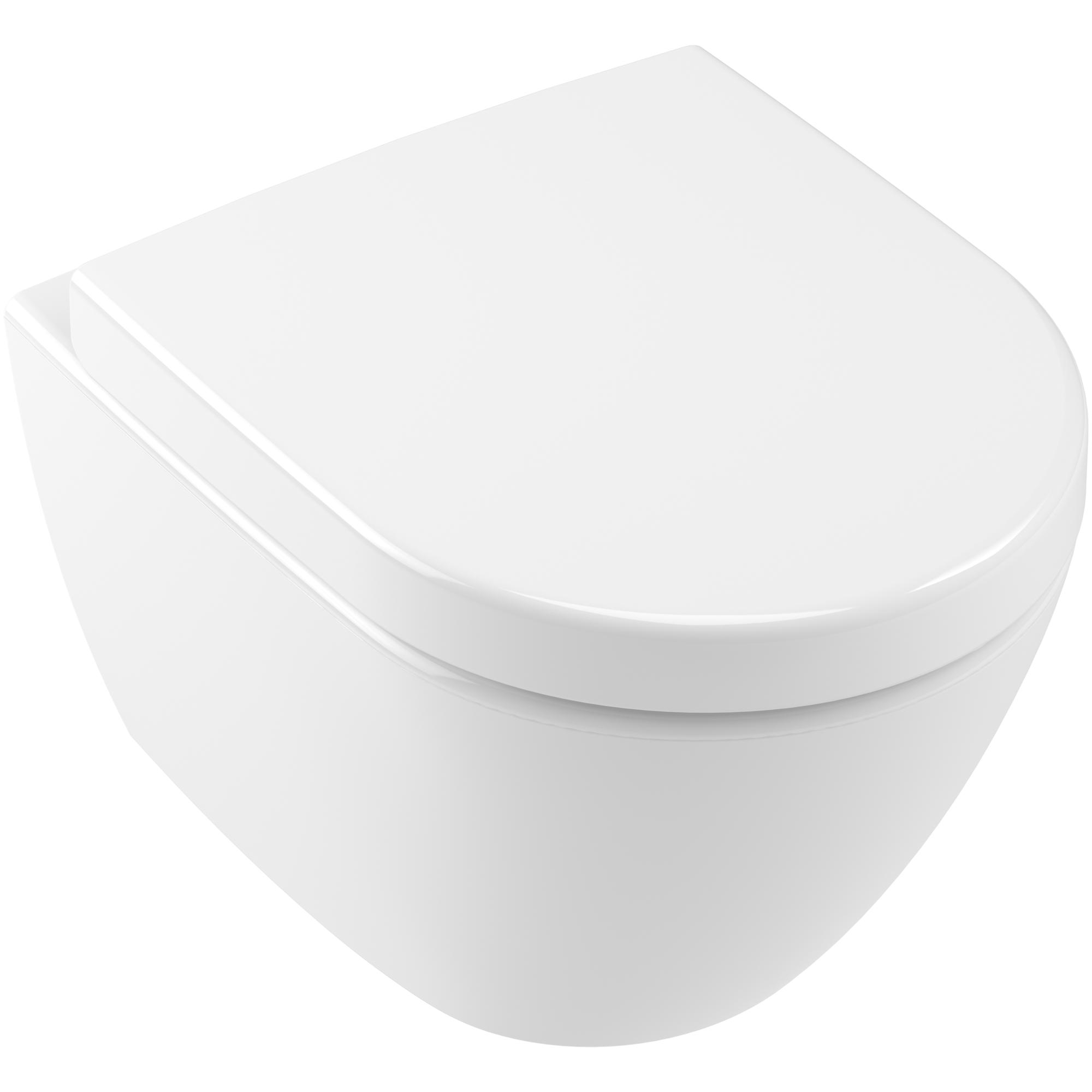 V&auml;ggh&auml;ngd Toalettstol Villeroy & Boch Subway 2.0 med DirectFlush Kompakt