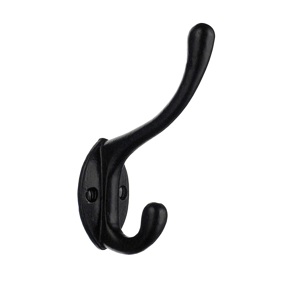 Hattkrok Svart Smijern Høyde 140 mm Smedbo