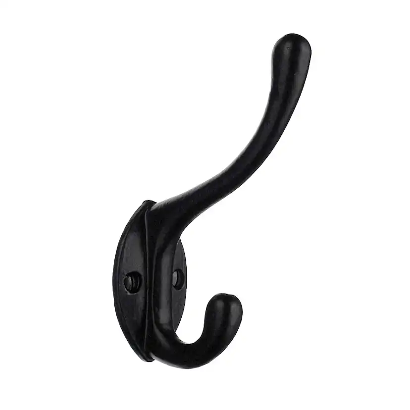 Hattkrok Svart Smijern Høyde 140 mm Smedbo