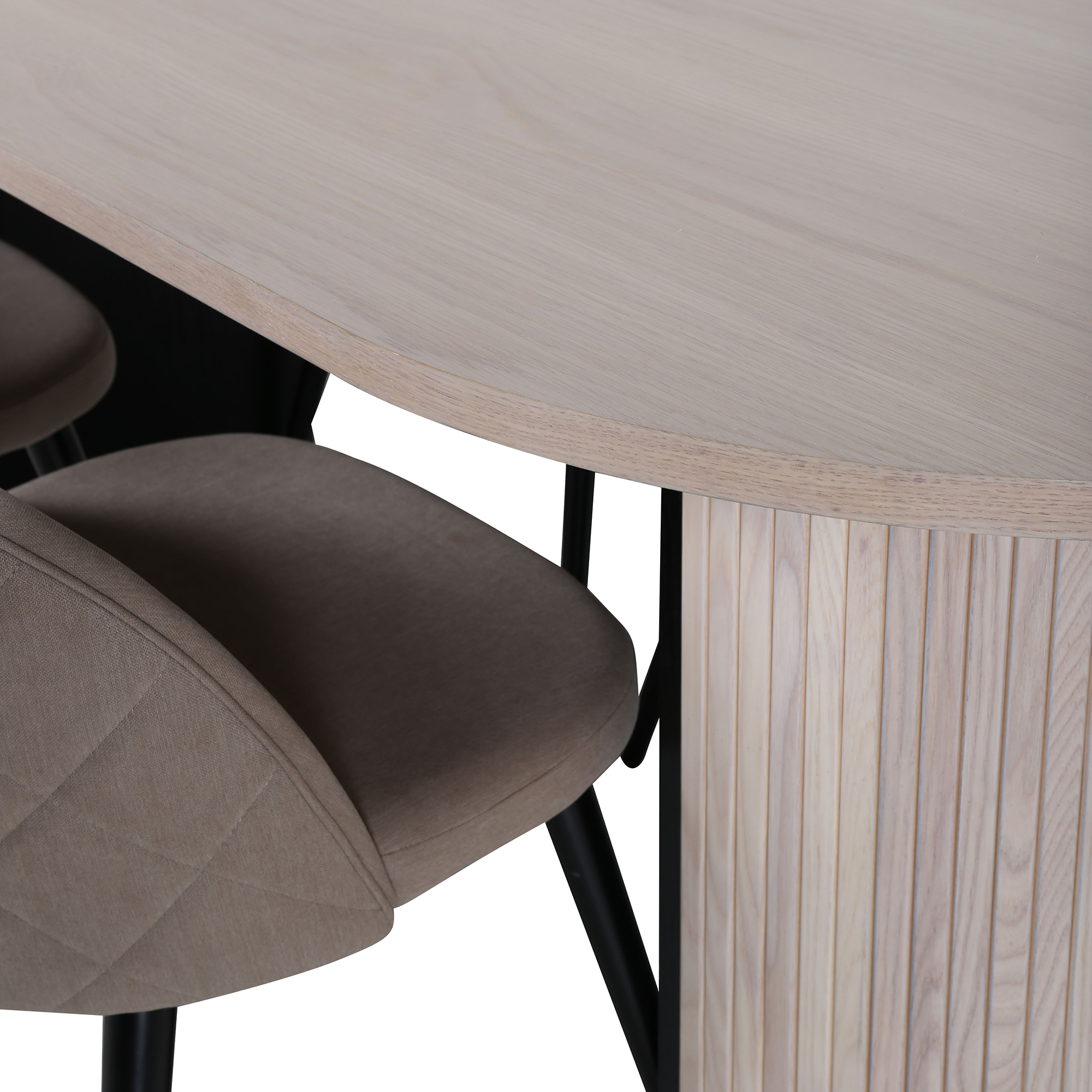 Spisegruppe Venture Home Bianca med 4 Valentina Stitcthes Stoler Polyester