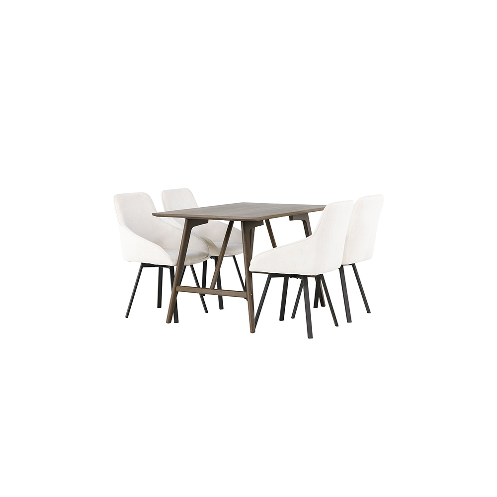 Spisegruppe Venture Home Kaseidon med 4 stk Rosie Stoler