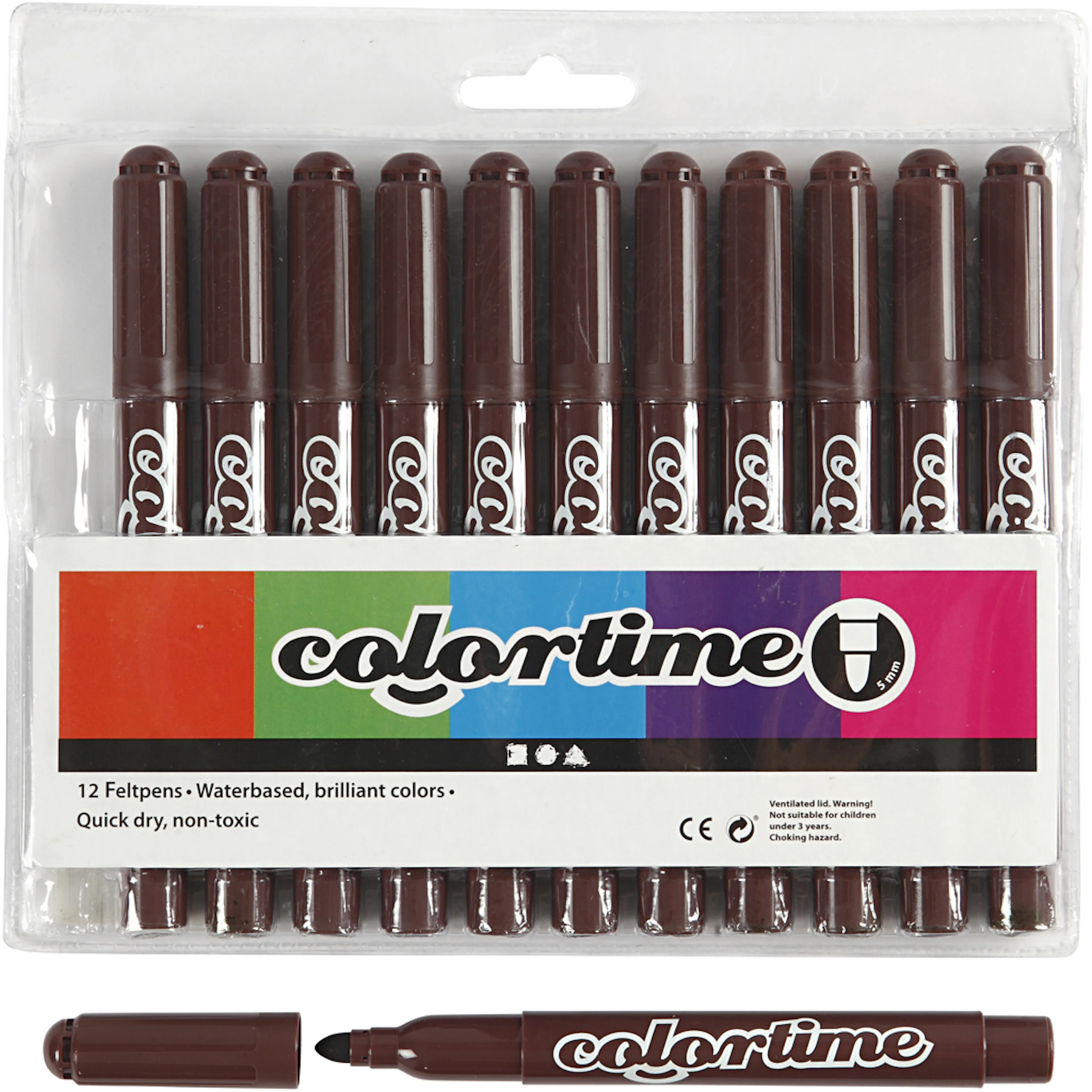 Tusjpenner Creativ Company Colortime Strek 5 mm 1 Pk