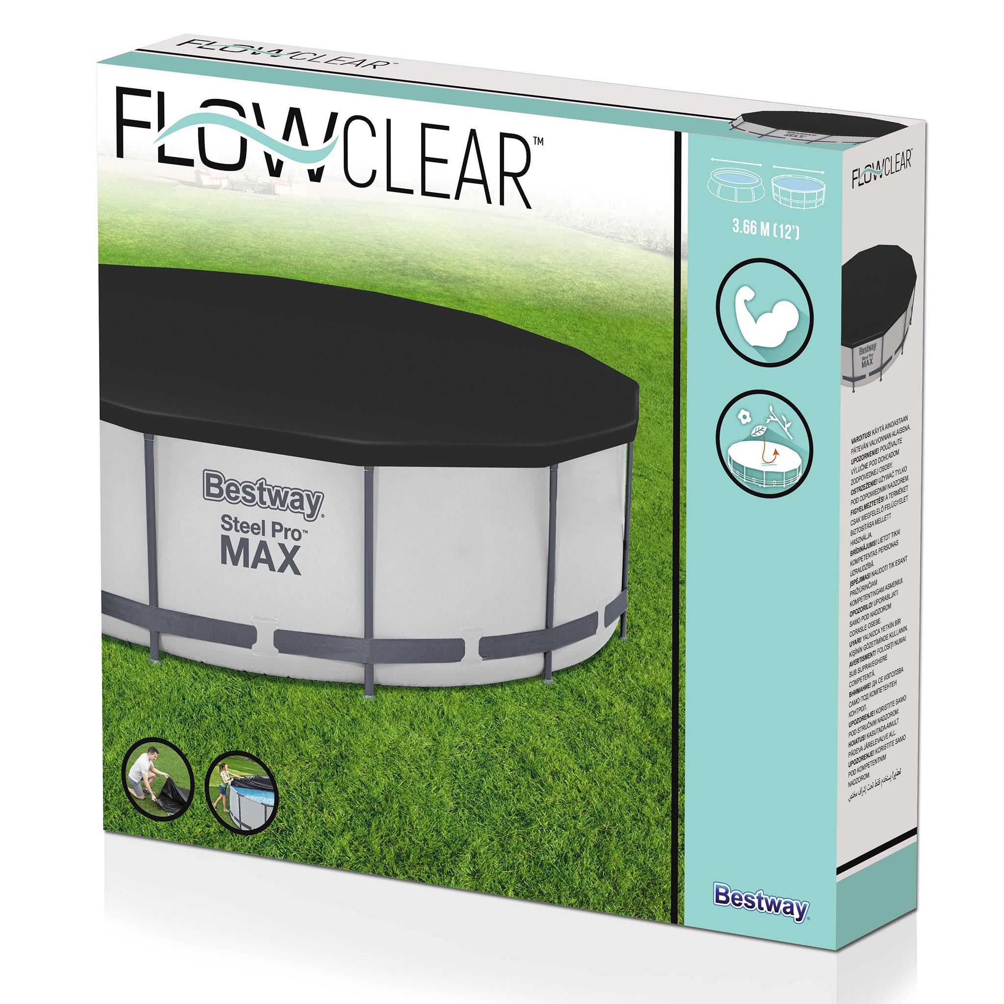 Bassengtrekk Bestway Flowclear Rund