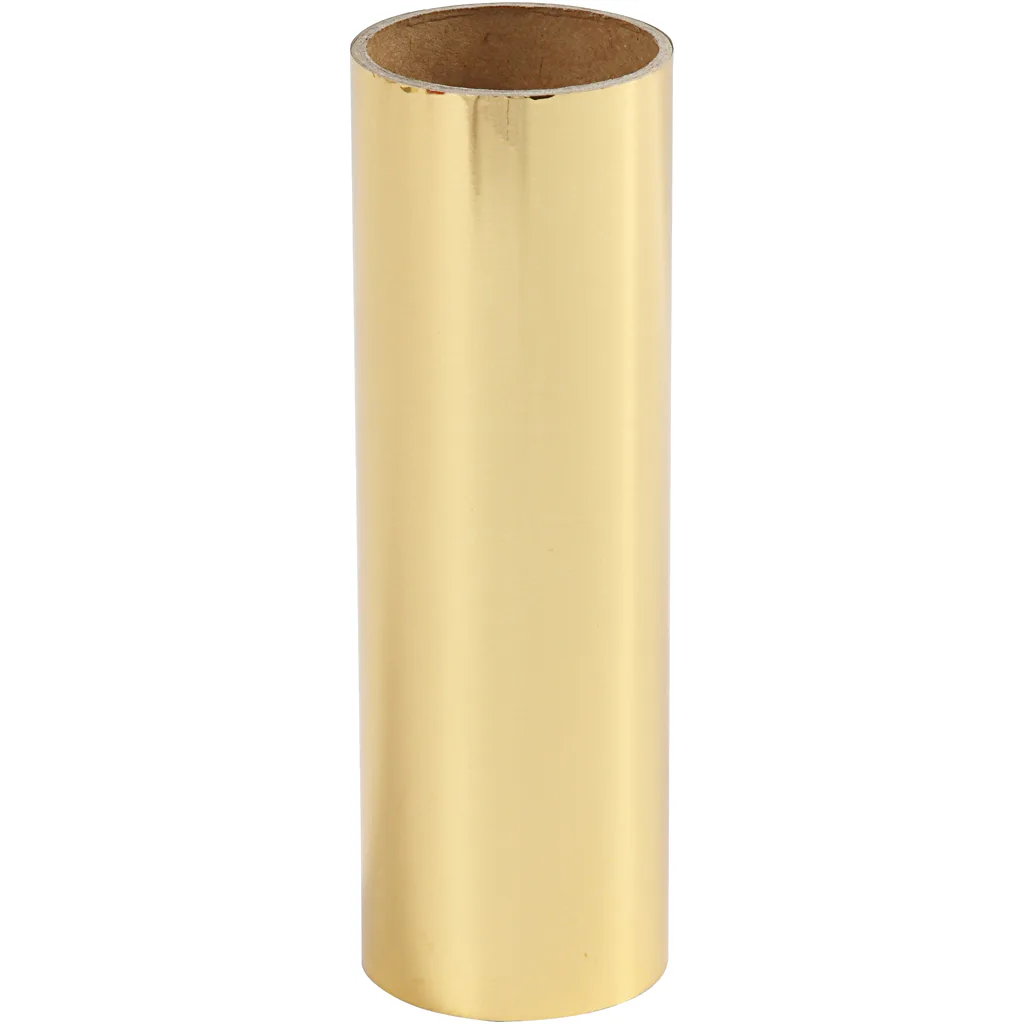 Dekorationsfolie, guld, B: 15,5 cm, 50 cm/ 1 rl. 30 st