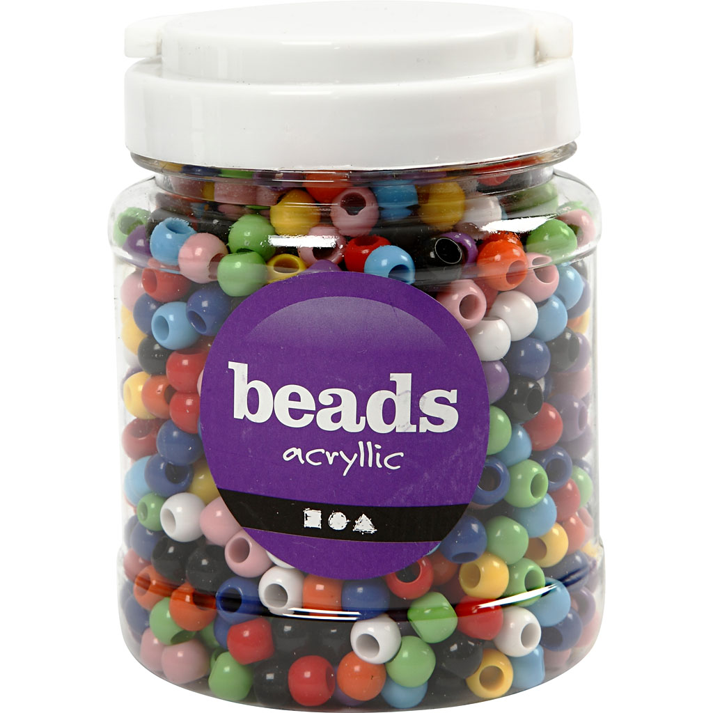 Kongomix Creativ Company Ass Farger D10 mm Hullstr 4,5 mm 700 ml/1 Pk