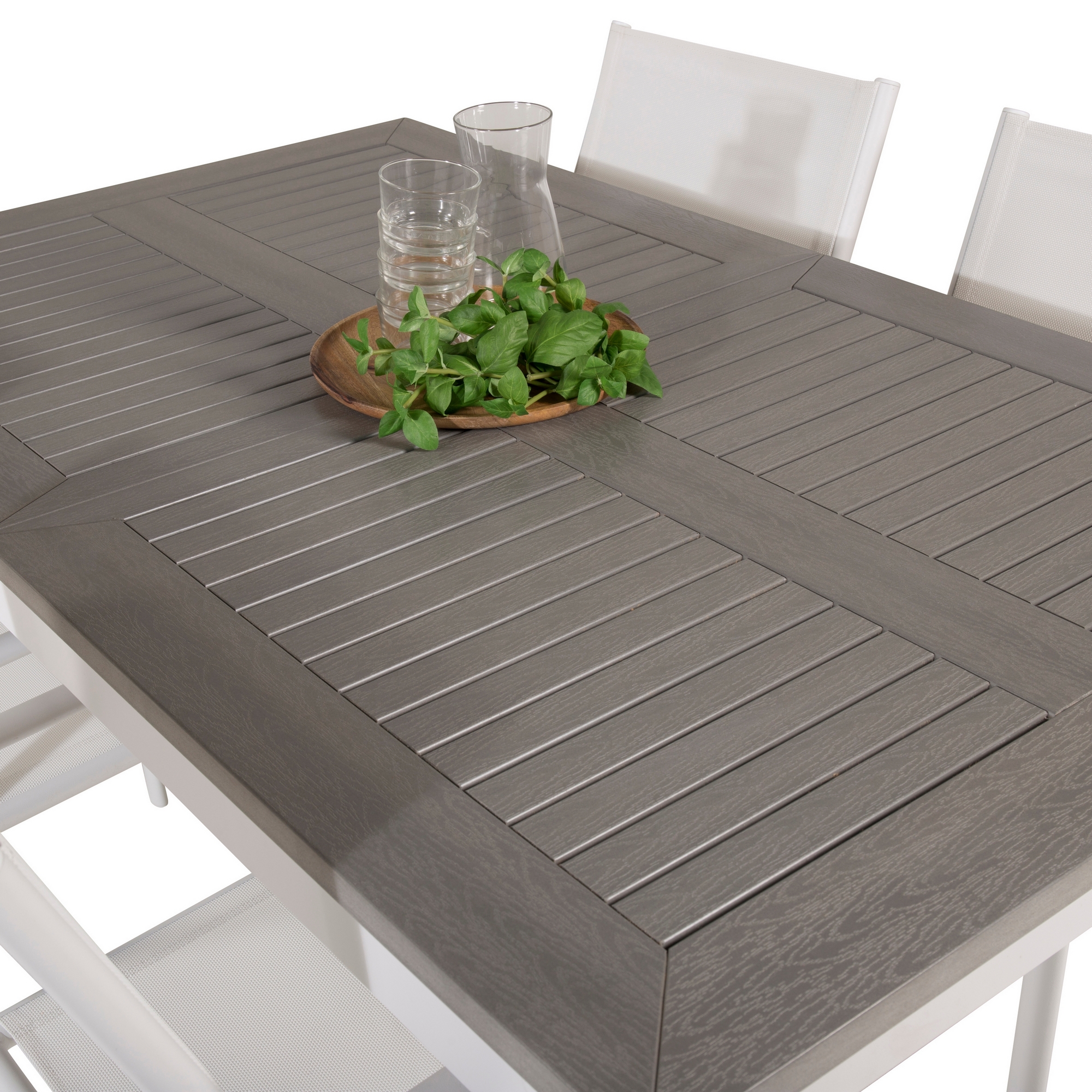 Spisegruppe Venture Home Aleyna 152/210 med 4 Siri Lenestoler