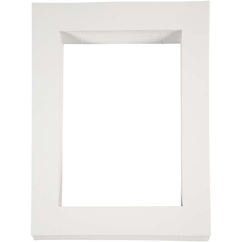 Passepartoutrammer Creativ Company A4 Str 28,5x37 cm Hvit 100 stk/1 Pk