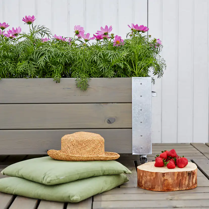 Blomsterkasse PLUS Cubic 50x120x45 cm