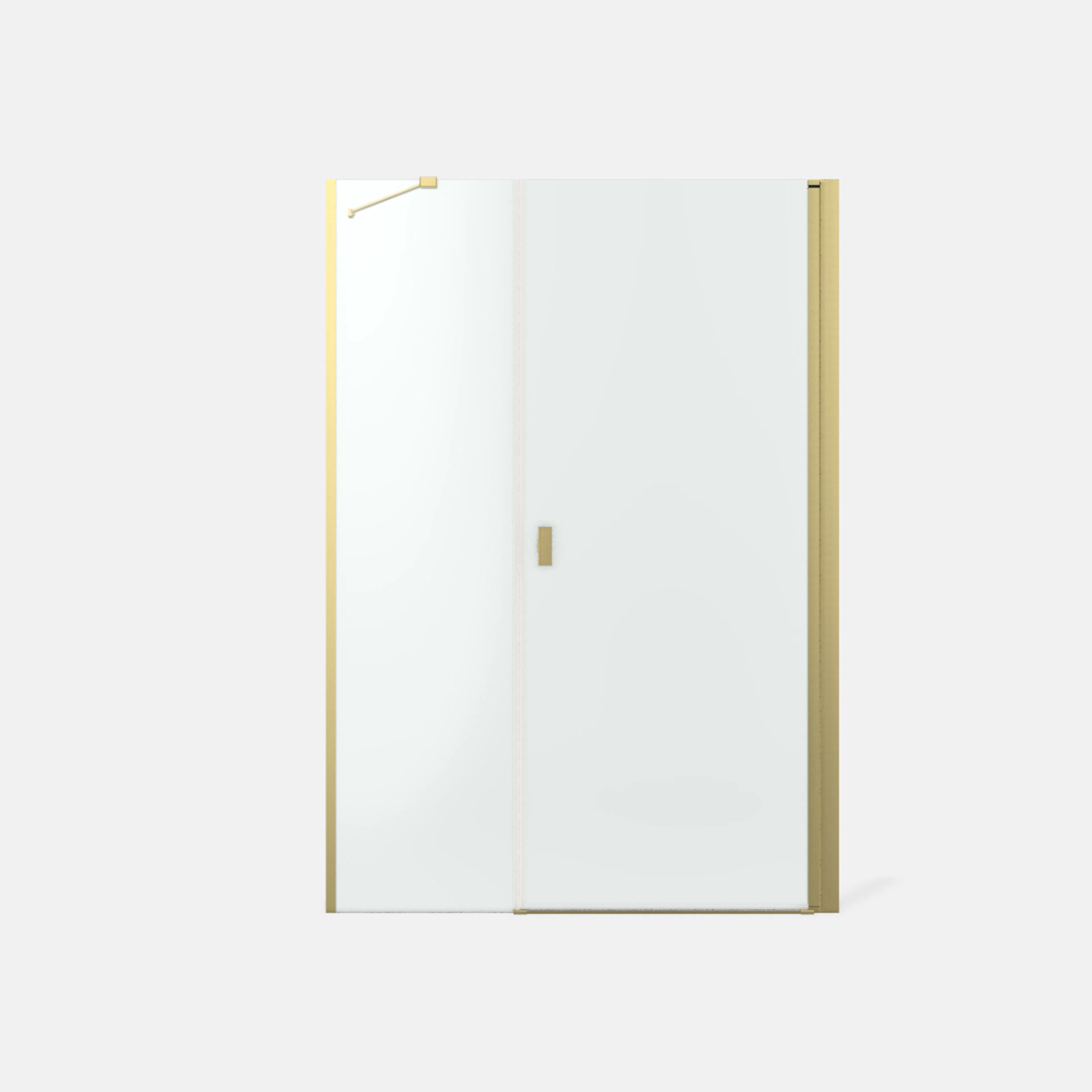 Dusjdør Strømberg Noma 45 med Sidepanel Nisje