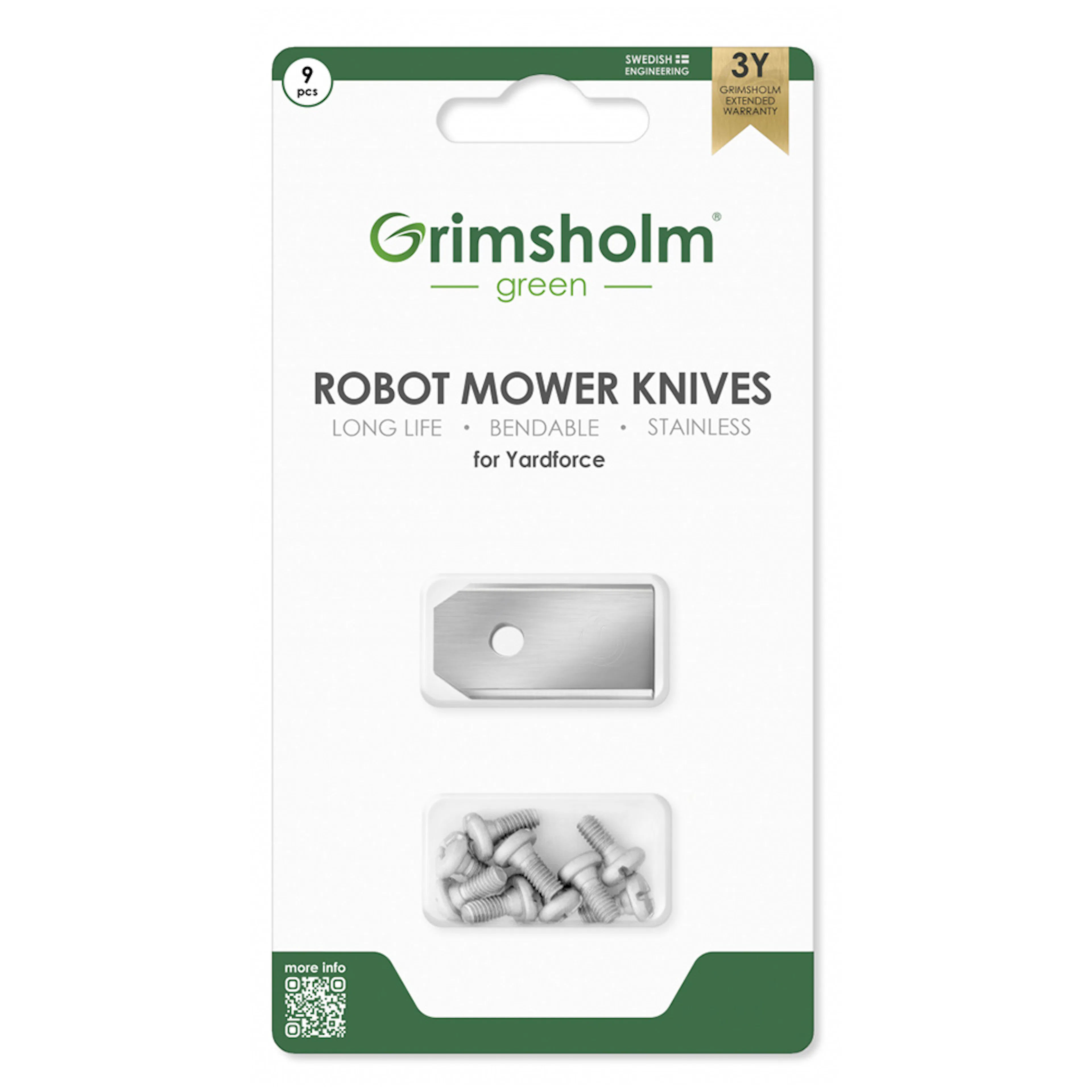Kniver Grimsholm til Yardforce 9st