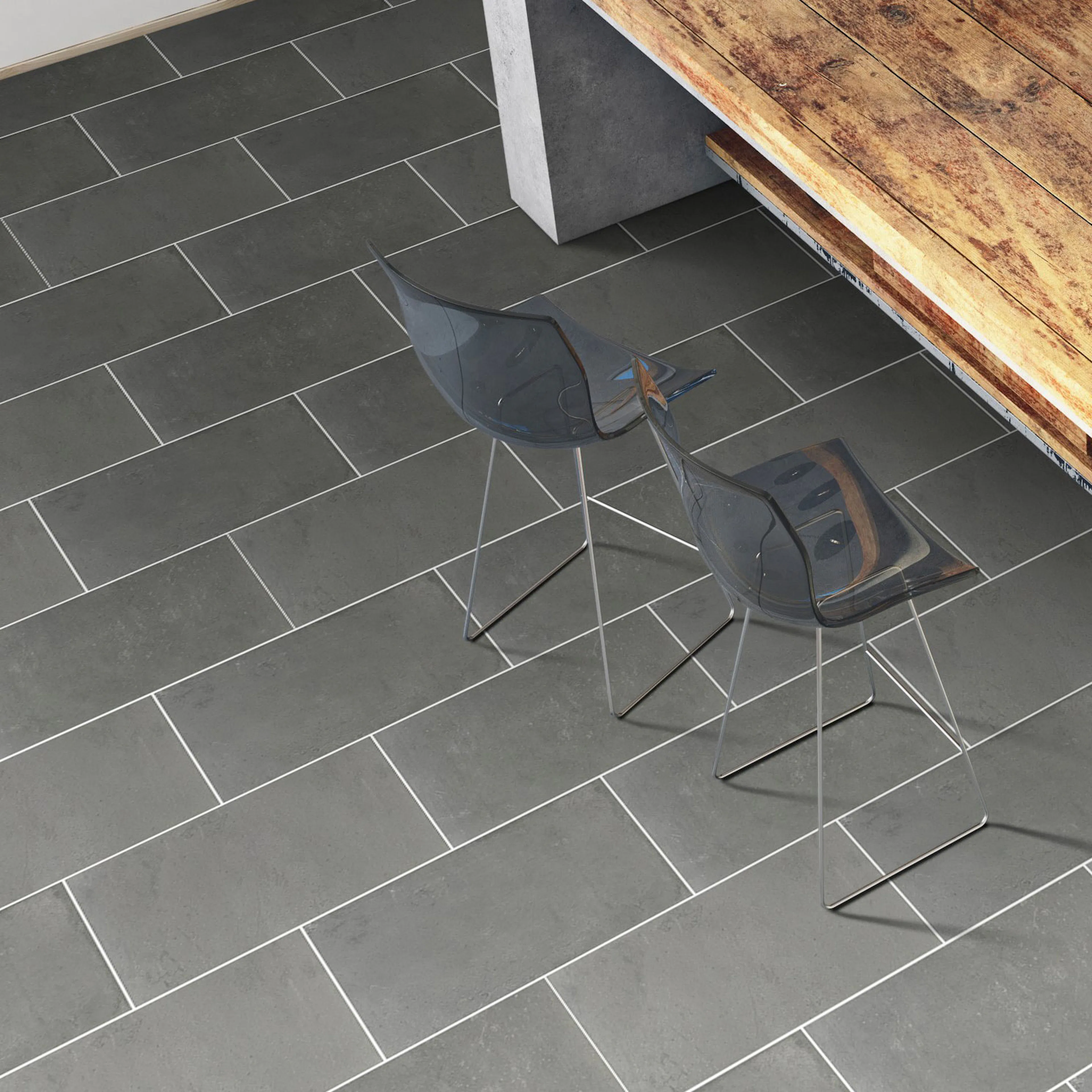 Klinker Arredo Concreate Join Mellomgrå Natural 30x60 cm
