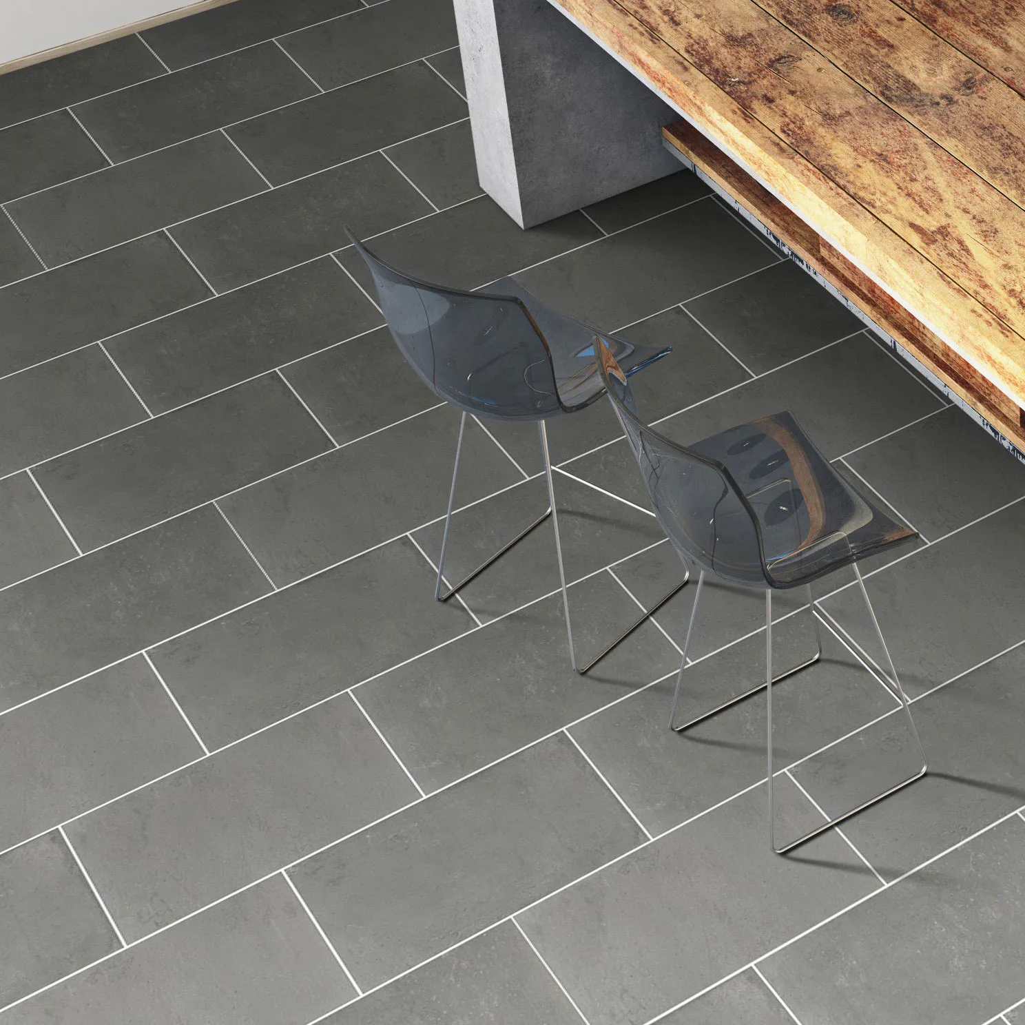 Klinker Arredo Concreate Join Mellomgrå Natural 30x60 cm