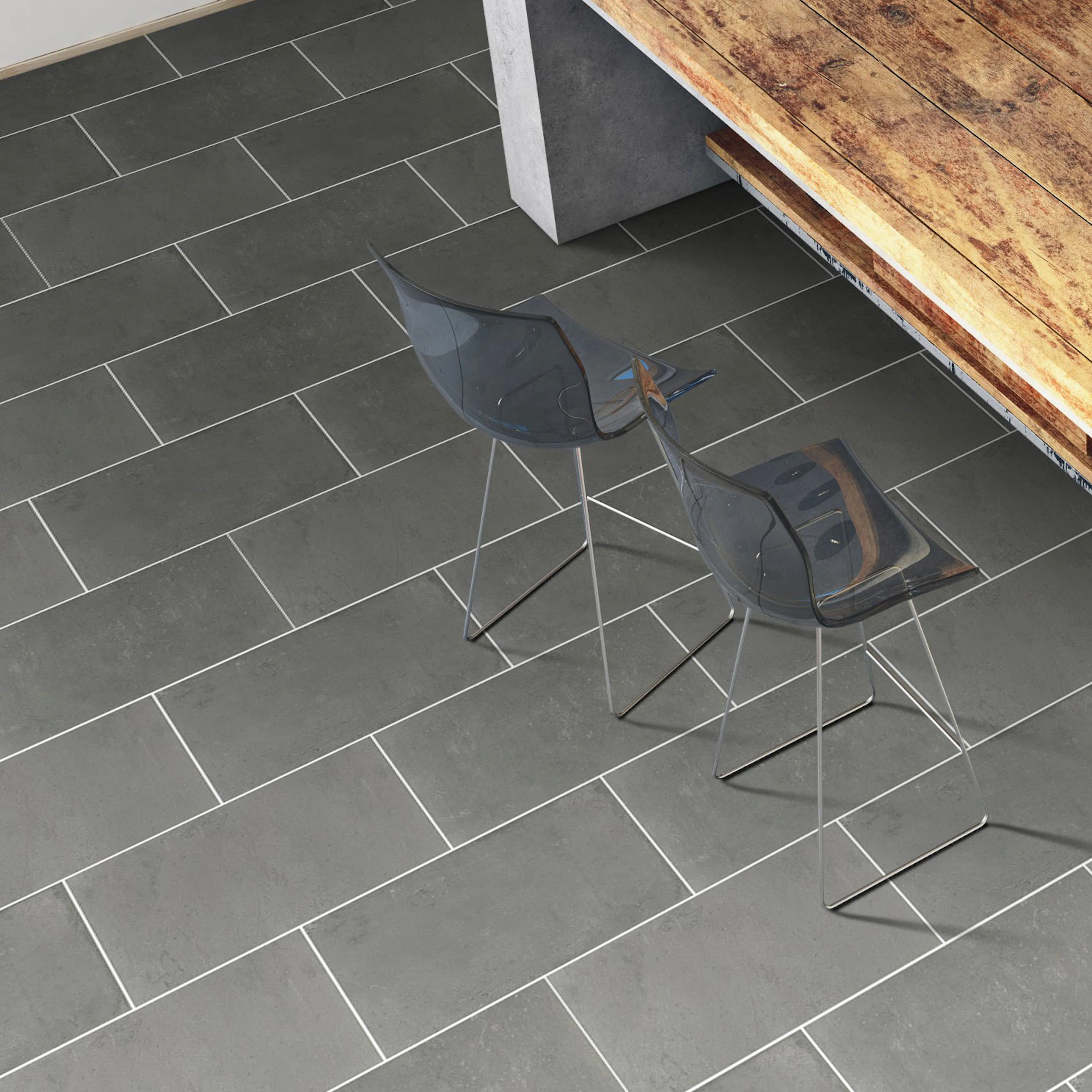 Klinker Arredo Concreate Join Mellomgrå Natural 30x60 cm