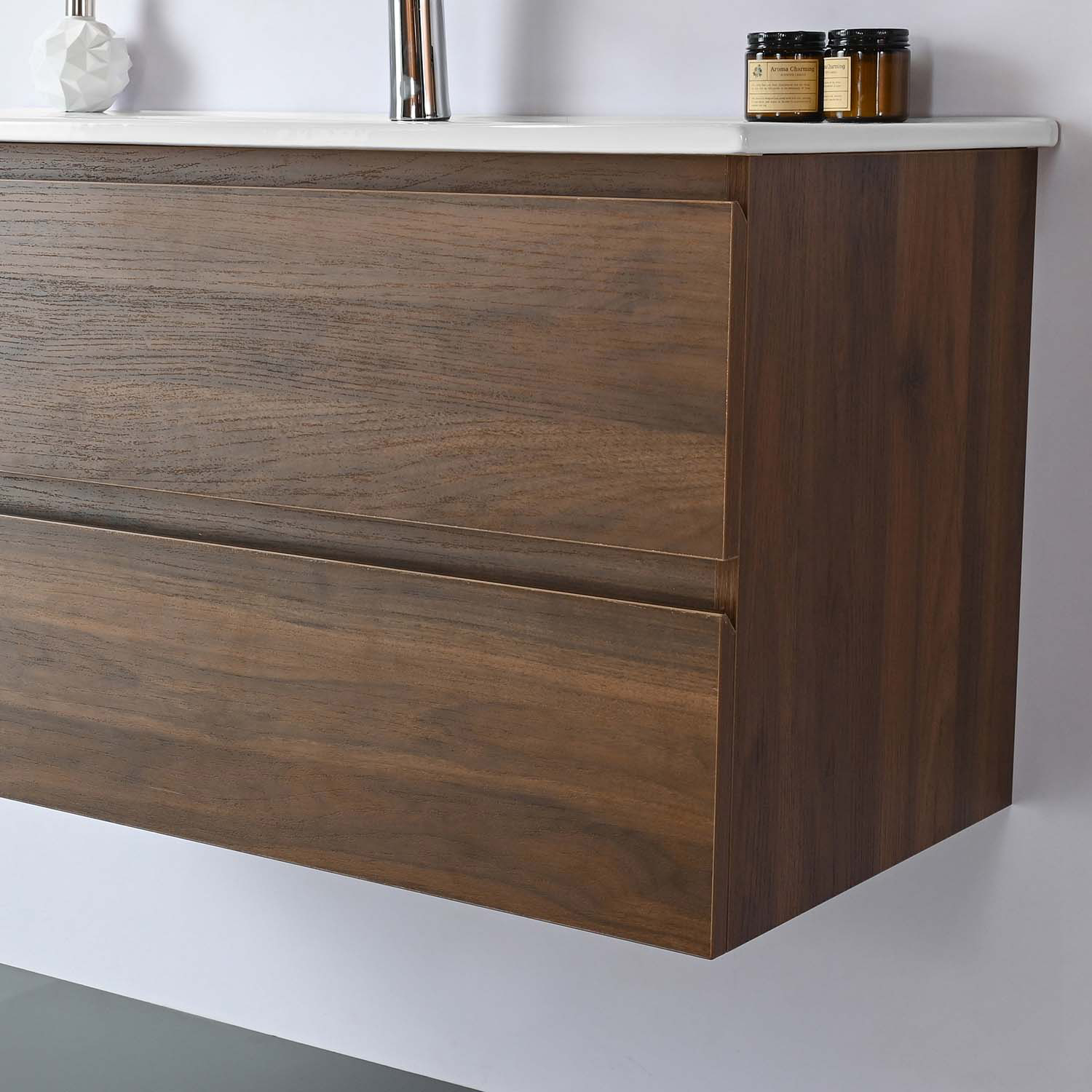 Tvättställsskåp Bathlife Eufori med Tvättställ och Spegel Skina