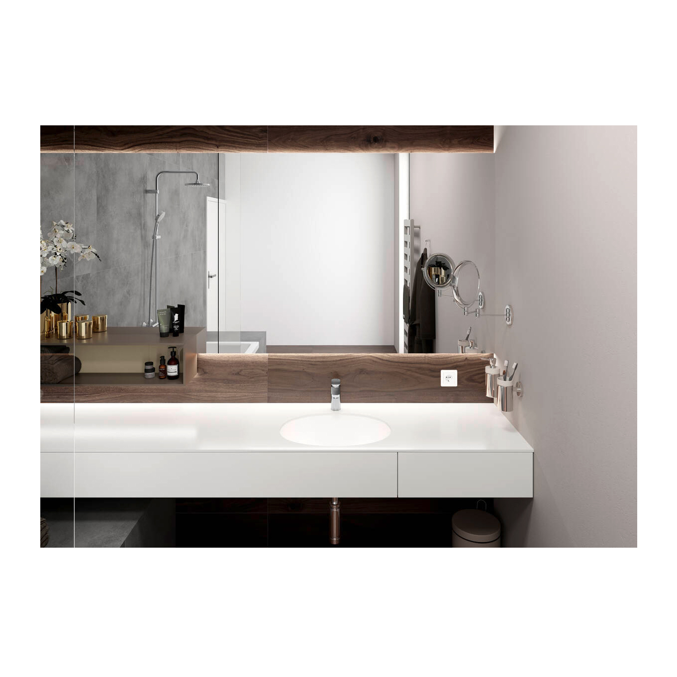 Servantbatteri Hansgrohe Vernis Blend 100 med Løfteventil
