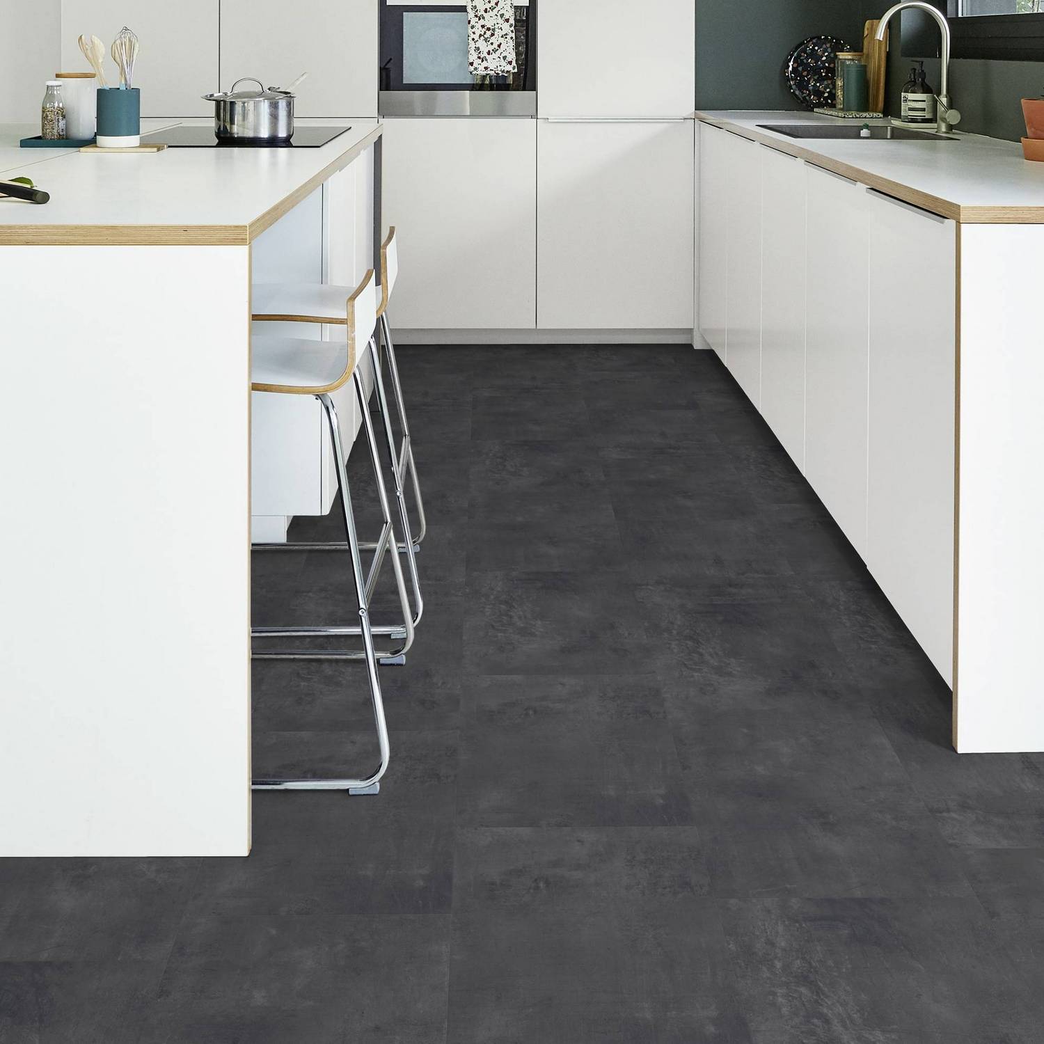 Vinylgulv Tarkett iD Inspiration 55  Vintage Zinc Black