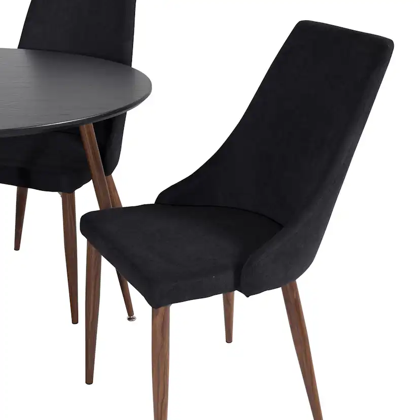 Spisegruppe Venture Home Plake1 med 4 Laura Stoler Polyester Rundt