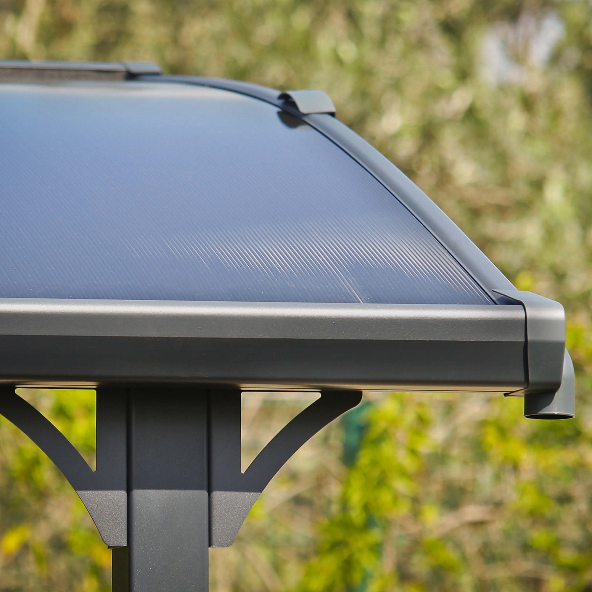 Dobbel Carport Canopia av Palram Arcadia i Metall 3,6x8,5 m