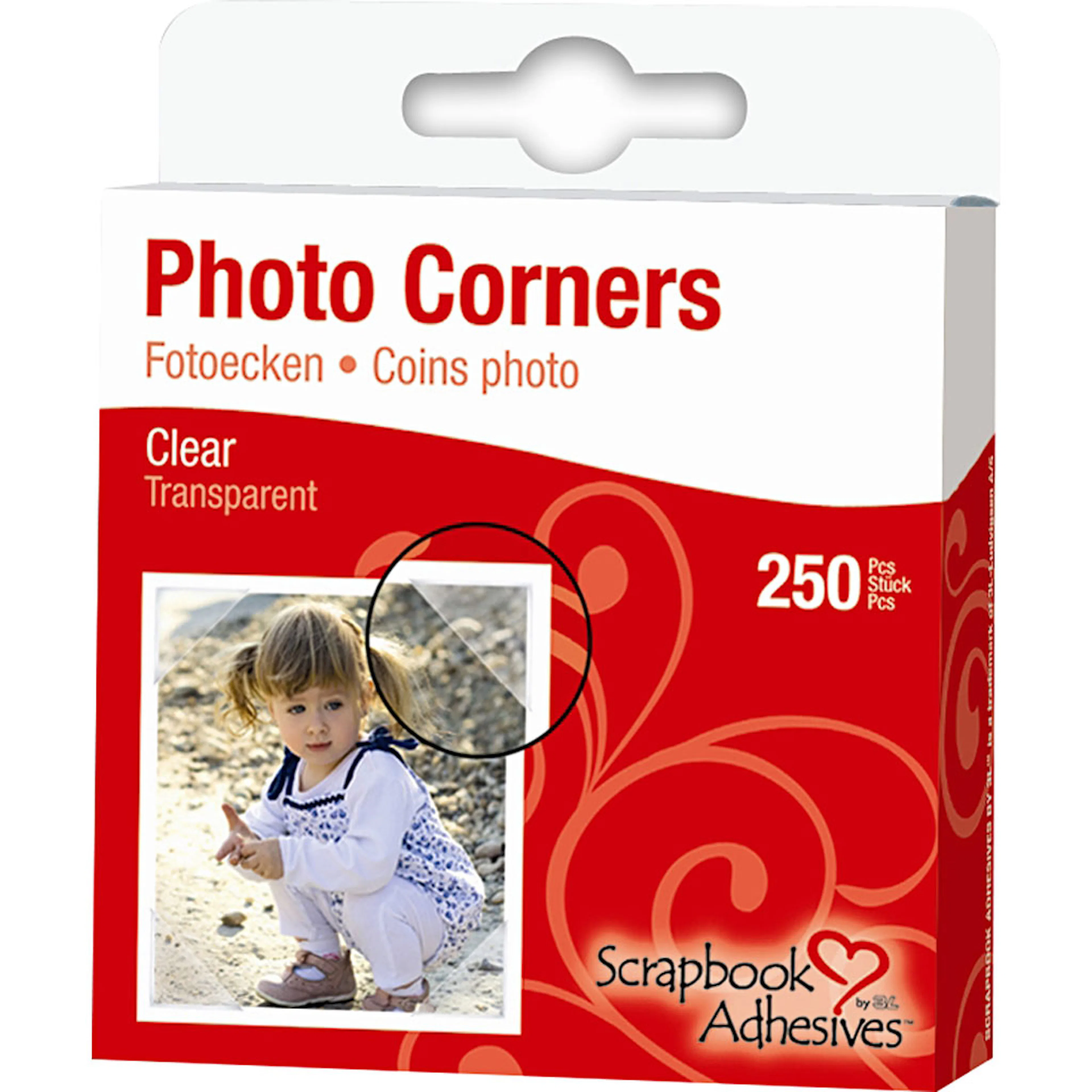 Fotohjørner Creativ Company Klar B 10 mm 250 stk/1 Pk