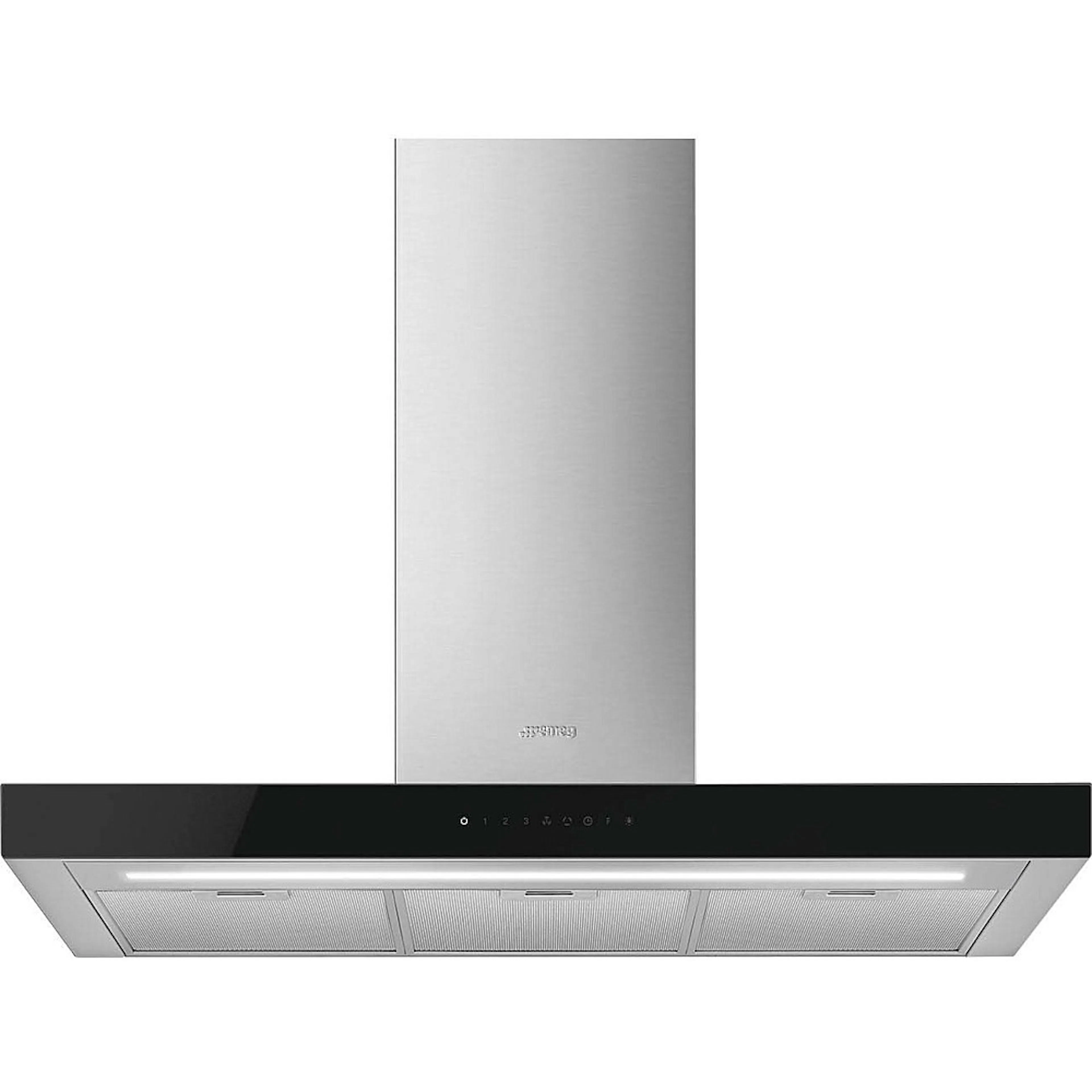 Vegghengt Kjøkkenvifte Smeg KBT9L4VN Rustfri Design med LED og Touchkontroll