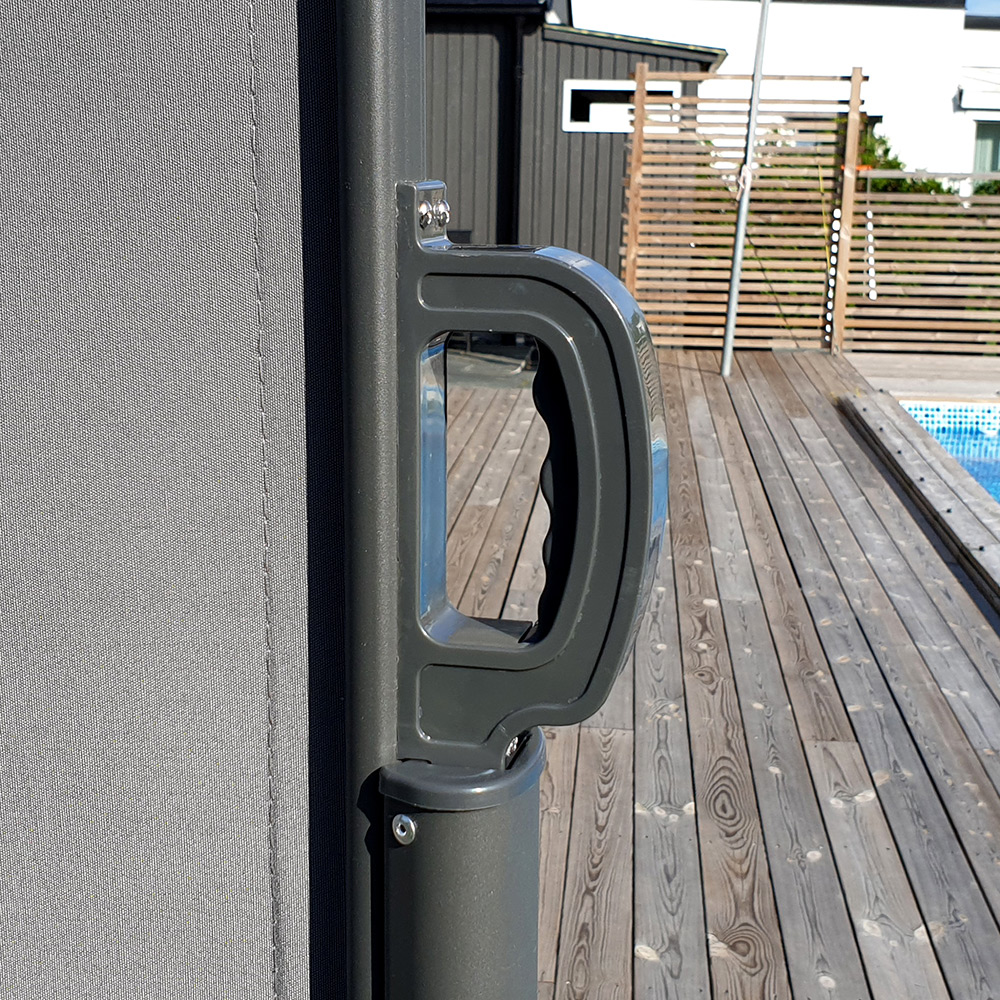 Sidemarkise fra Metalcraft for Sol-, Vind- og Innsynsbeskyttelse