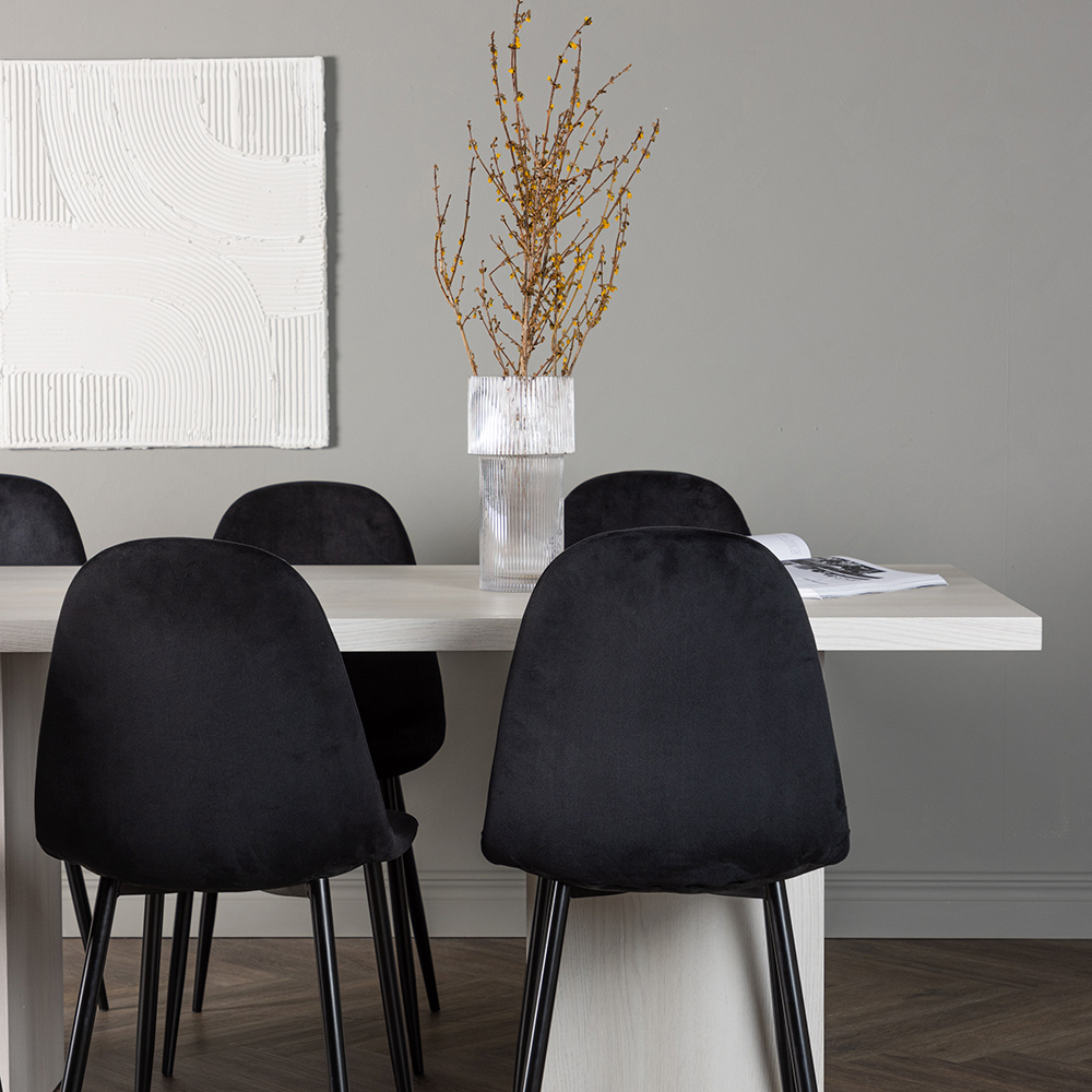 Spisegruppe Venture Home Olga med 6 stk Polar Stoler