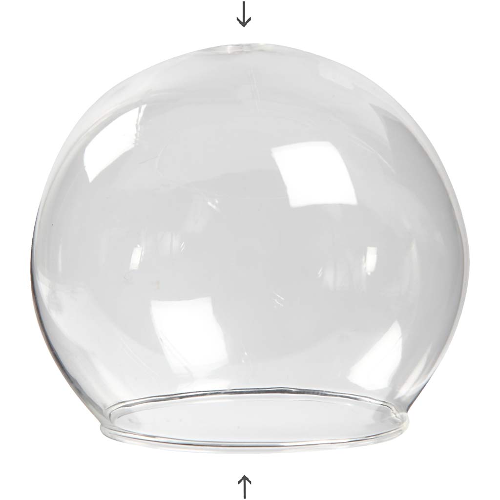 Glasskuppel Creativ Company Kulformet Transparent Hullstr 5 cm 4 stk/1 Pk