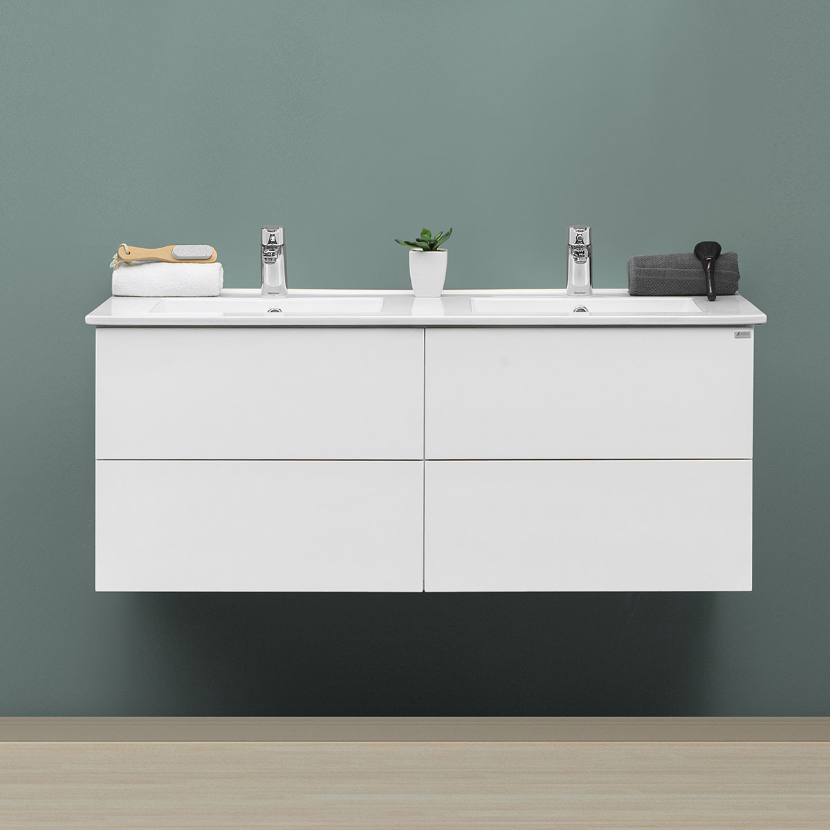 Tv&auml;ttst&auml;llssk&aring;p 4AQUA Slim Med 4 L&aring;dor