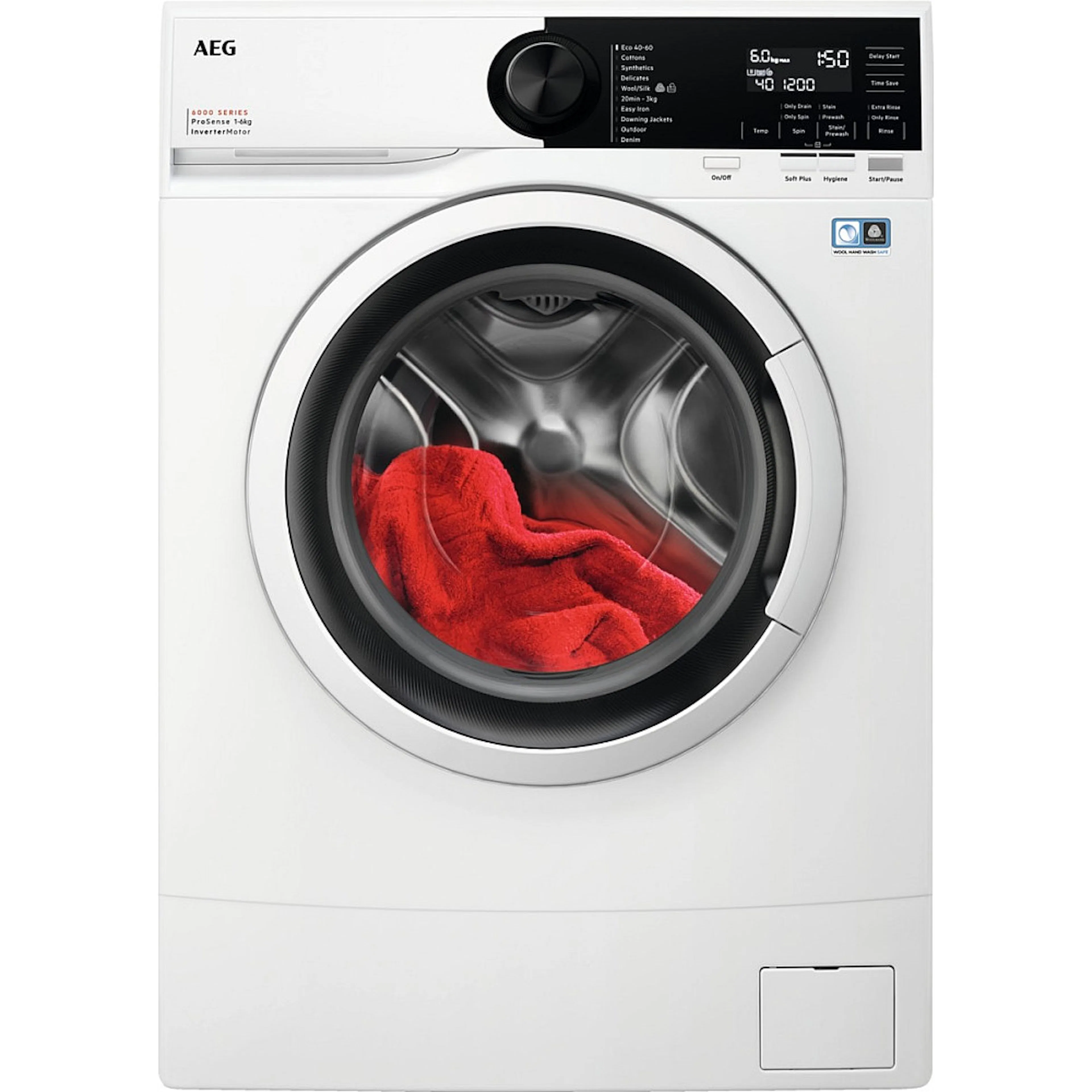 Frontmatet Vaskemaskin AEG LSR615O62O med ProSense-teknik