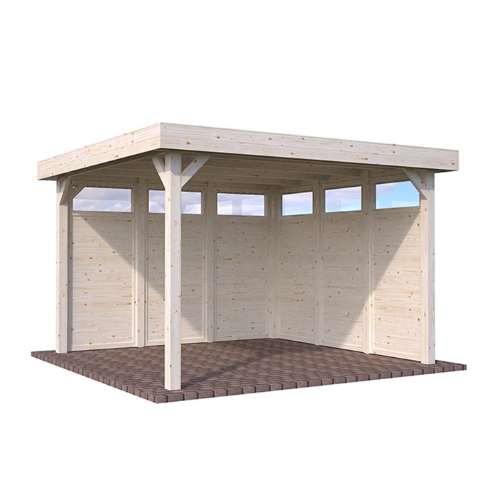 Veggelement Palmako Lucy 12,2 m2 med Toppvindu