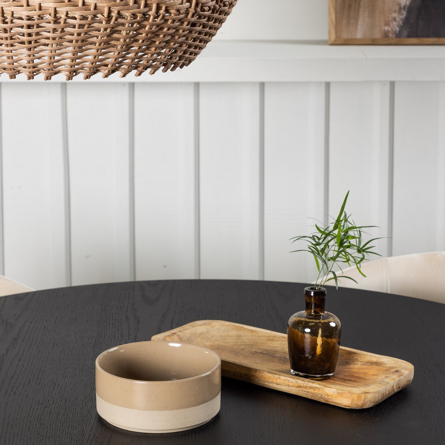 Spisegruppe Venture Home Bootcut Ø110 cm med 4 Berit Stoler